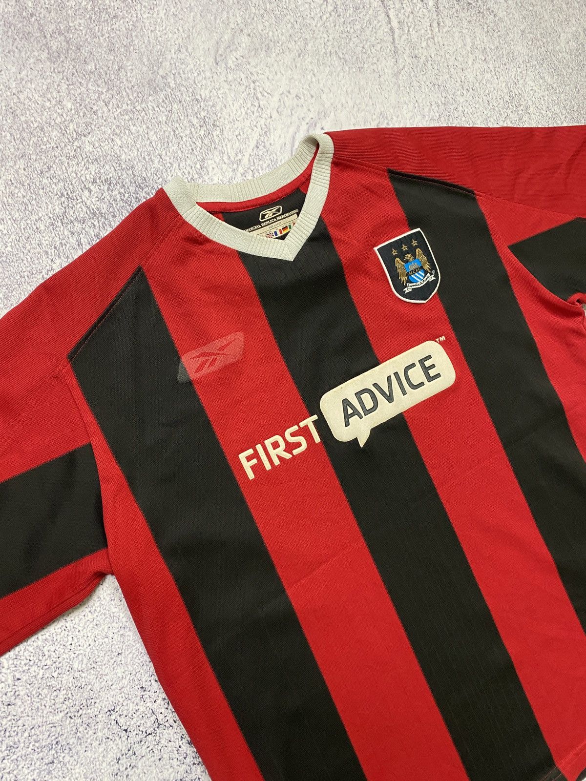 Reebok × Vintage Manchester City 2003 2004 Away Football Soccer Shirt Jersey Size US L / EU 52-54 / 3 - 3 Thumbnail