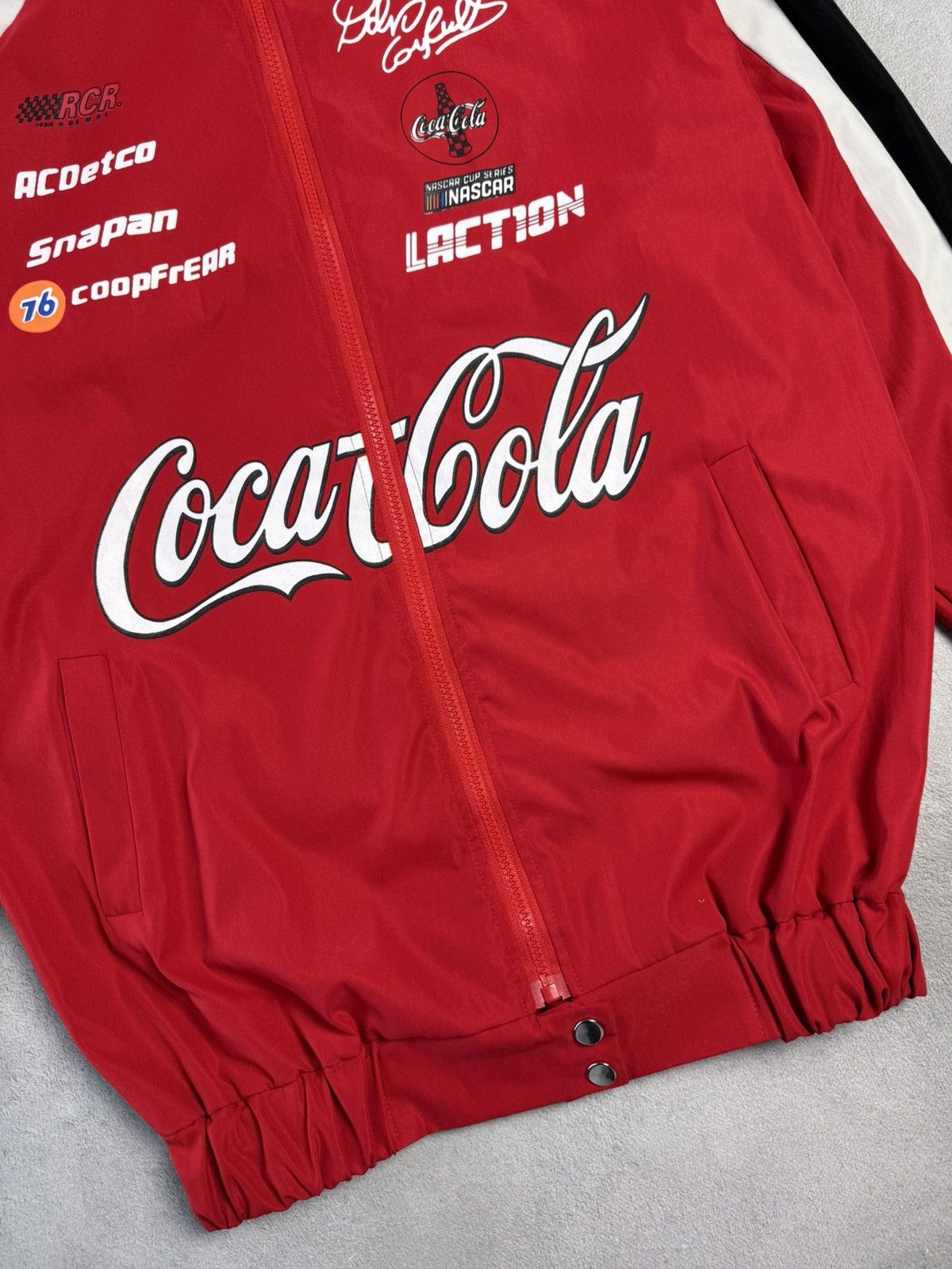 Other Coca Cola NASCAR Zip Up Bomber Jacket Size US M / EU 48-50 / 2 - 4 Thumbnail