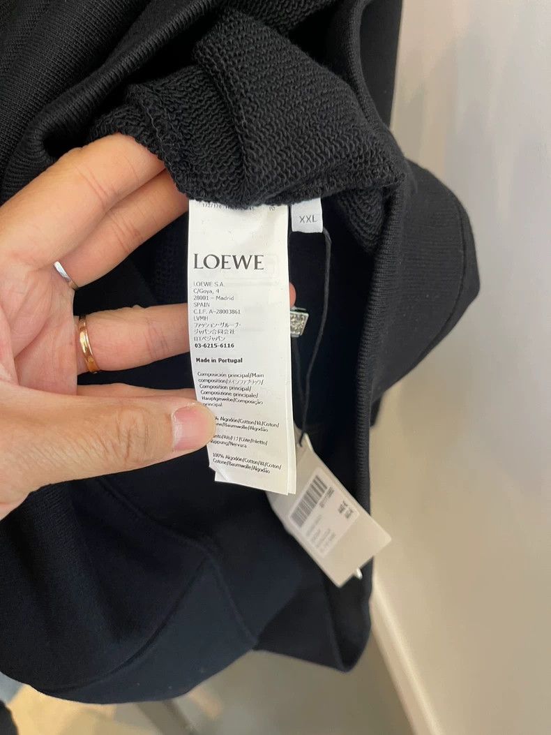 Loewe LOEWE Men's hooded sweatshirt Size US XXL / EU 58 / 5 - 6 Thumbnail
