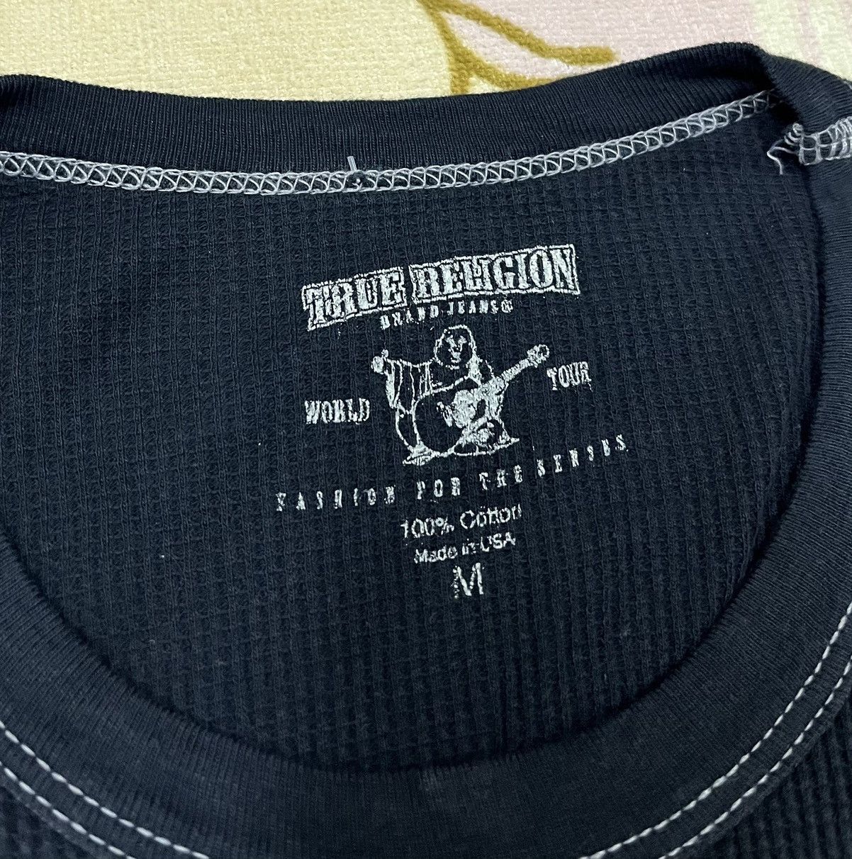 True Religion Vtg TRUE RELIGION Made in Usa Shirt x Rare Design Size US M / EU 48-50 / 2 - 7 Thumbnail