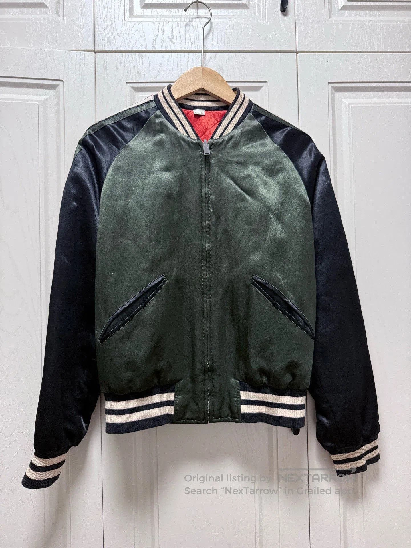 Gucci Gucci Reversible Satin Baseball Jacket. Size US S / EU 44-46 / 1 - 1 Thumbnail