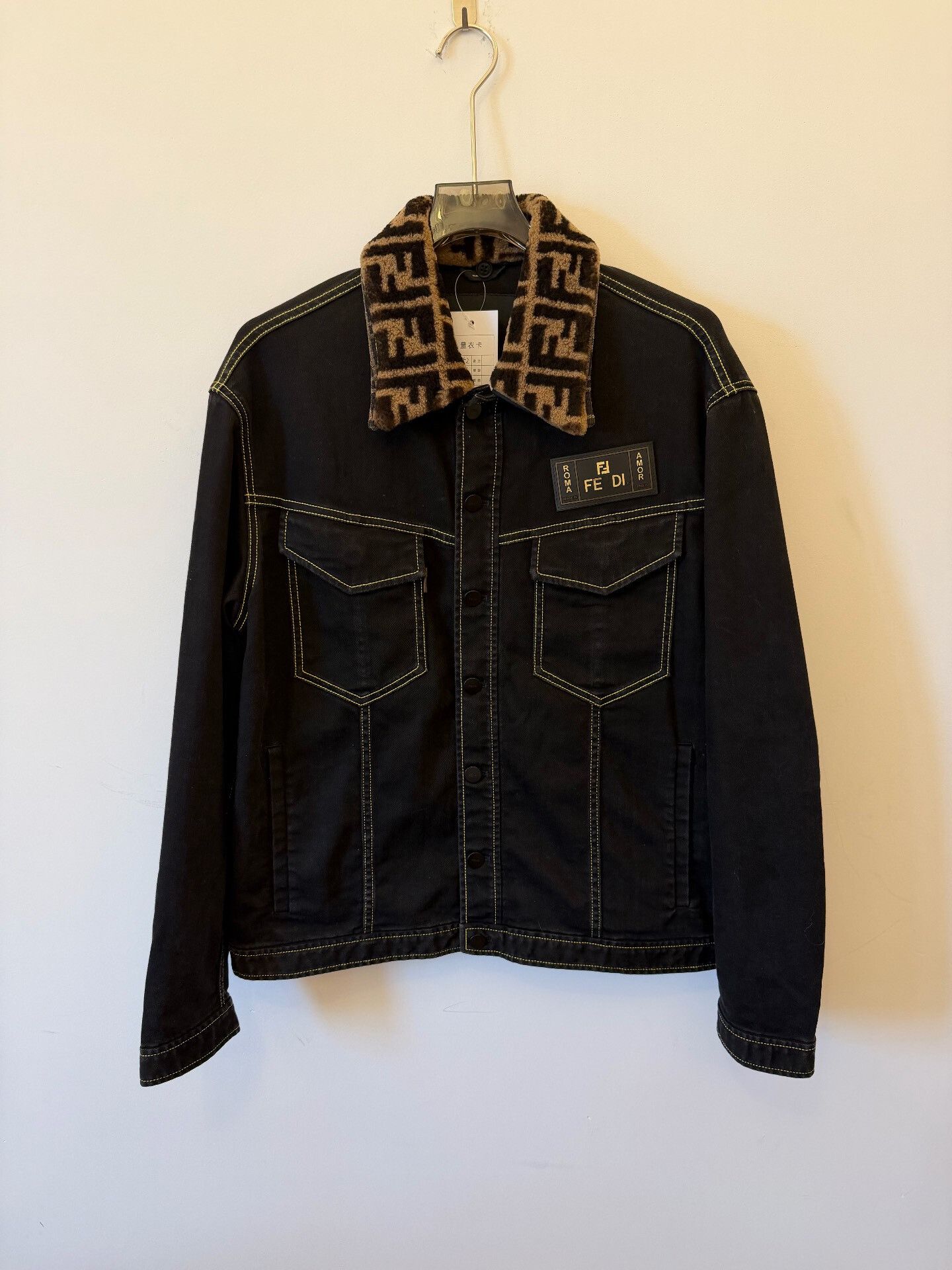 Fendi Fendi Denim Light Jacket 52 Men Size US XXL / EU 58 / 5 - 1 Thumbnail