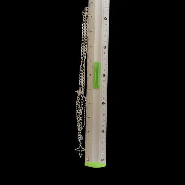 Jewelry Ruumika x Mieko Cross Chain Necklace Punk Y2K Size ONE SIZE - 4 Thumbnail