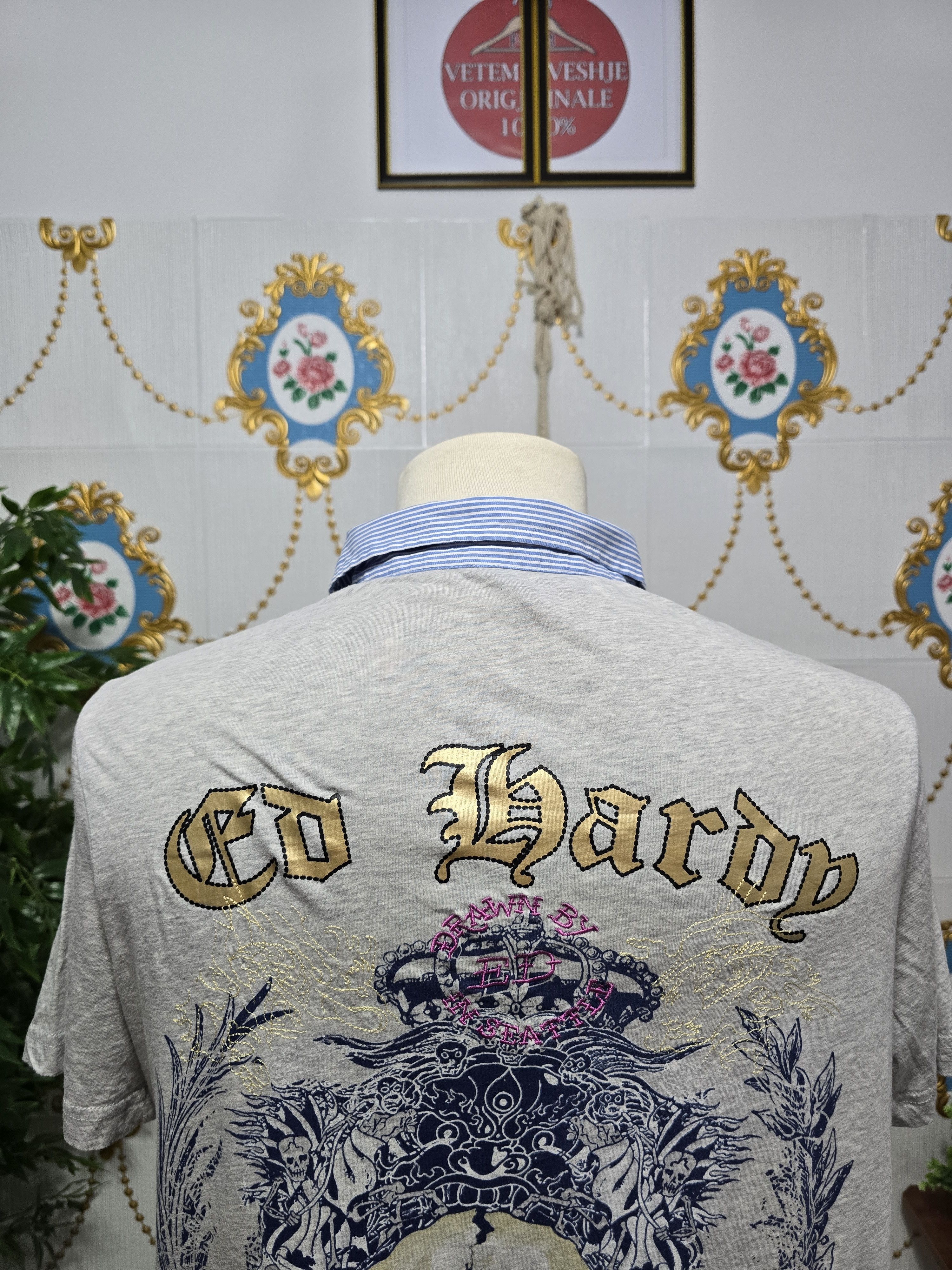Christian Audigier × Ed Hardy ED HARDY x CHRISTIAN AUDIGIER t shirt Men size Large Size US L / EU 52-54 / 3 - 4 Thumbnail