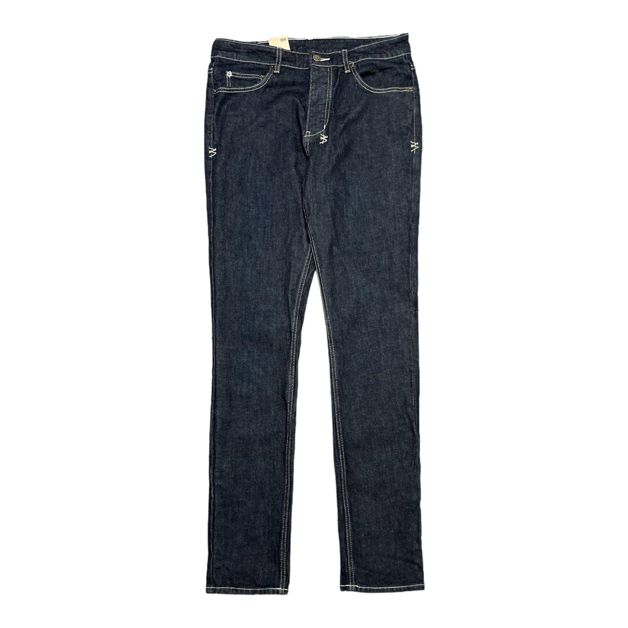 Chitch Rinsed Jeans Raw Dark Indigo