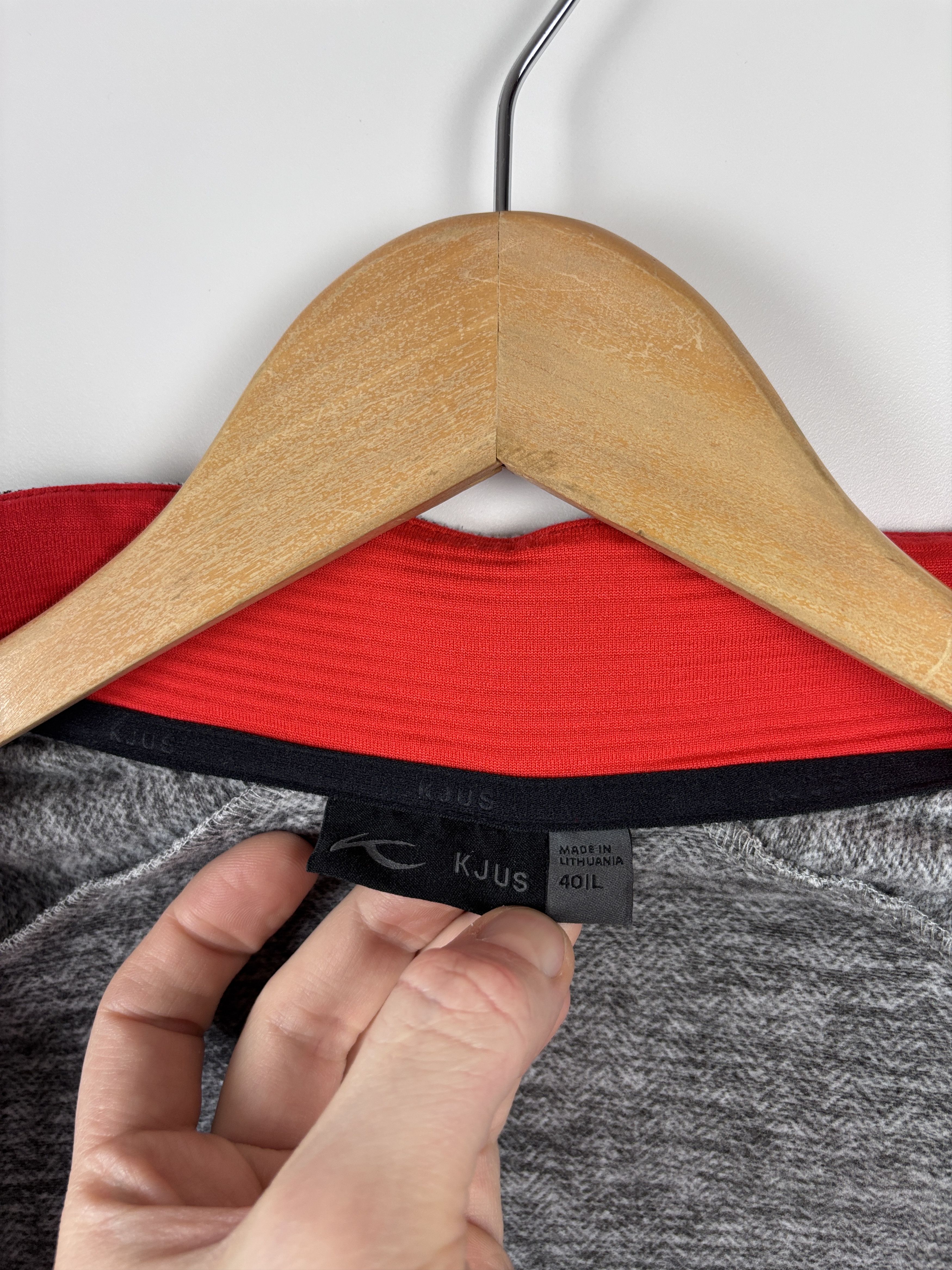 KJUS Kjus Radun Midlayer JacketOutdoor Fleece Gray Red Size 40 L Size L / US 10 / IT 46 - 8 Thumbnail