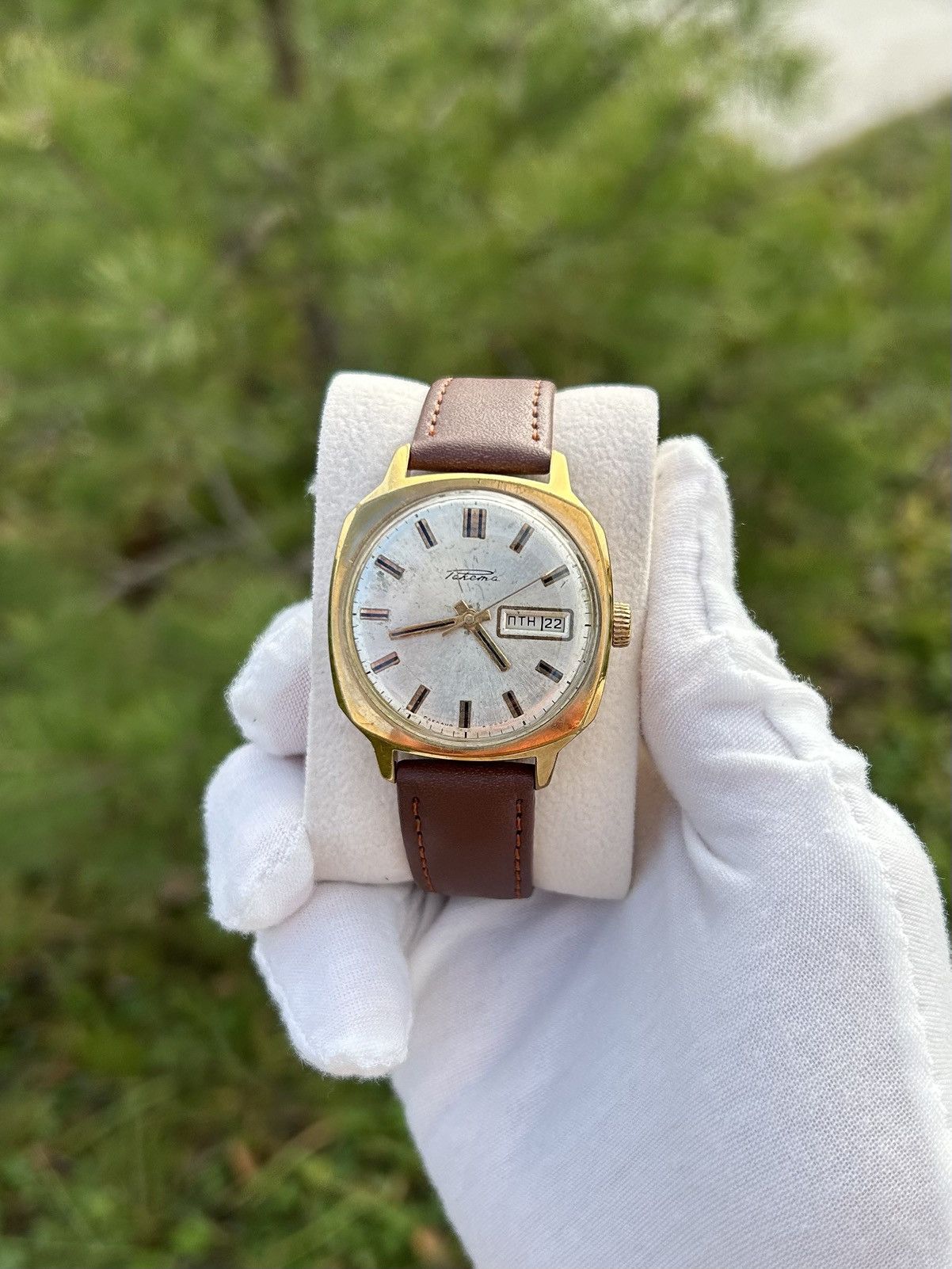 Vintage Vintage Watch Raketa USSR Soviet Mechanical 1980s Size ONE SIZE - 12 Thumbnail