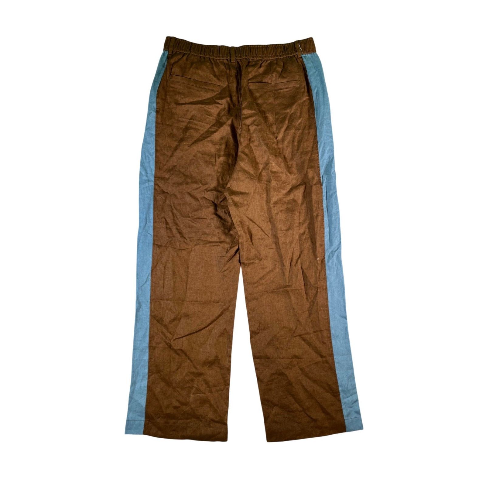 Eric Emanuel Eric Emanuel Linen Brown & Blue Pants Size US 34 / EU 50 - 2 Thumbnail