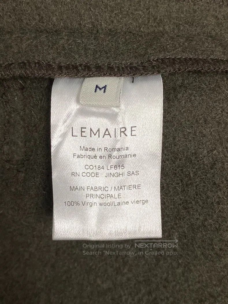 Lemaire Lemaire WARP Coat in Squirrel Green. Size US M / EU 48-50 / 2 - 8 Thumbnail