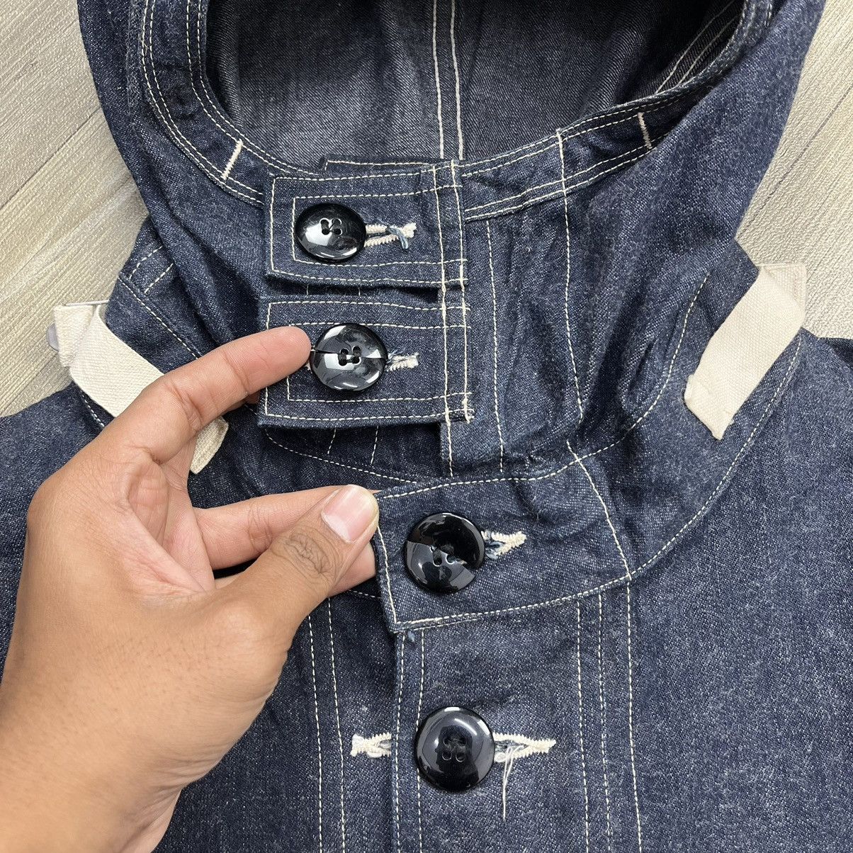 Buzz Rickson's × Japanese Brand × Toyo Enterprises Buzz Rickson’s US NAVY Pull Over Denim Jacket Size US L / EU 52-54 / 3 - 7 Thumbnail