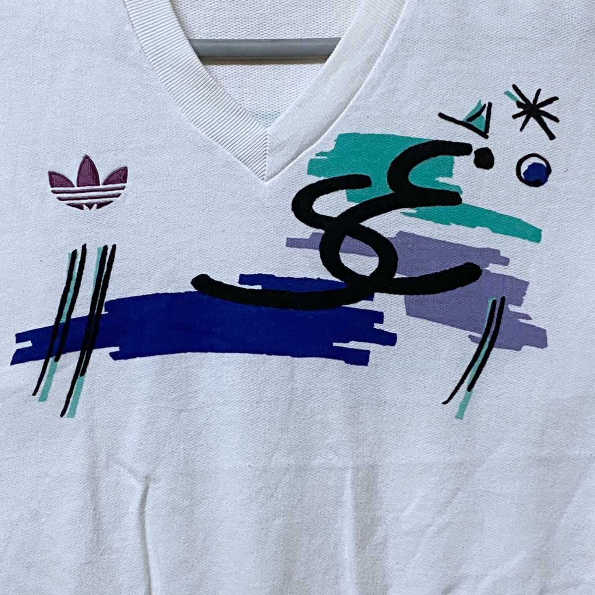 Adidas Vintage Adidas Stefan Edberg tennis sweatshirt limited 1987 Size US M / EU 48-50 / 2 - 3 Thumbnail
