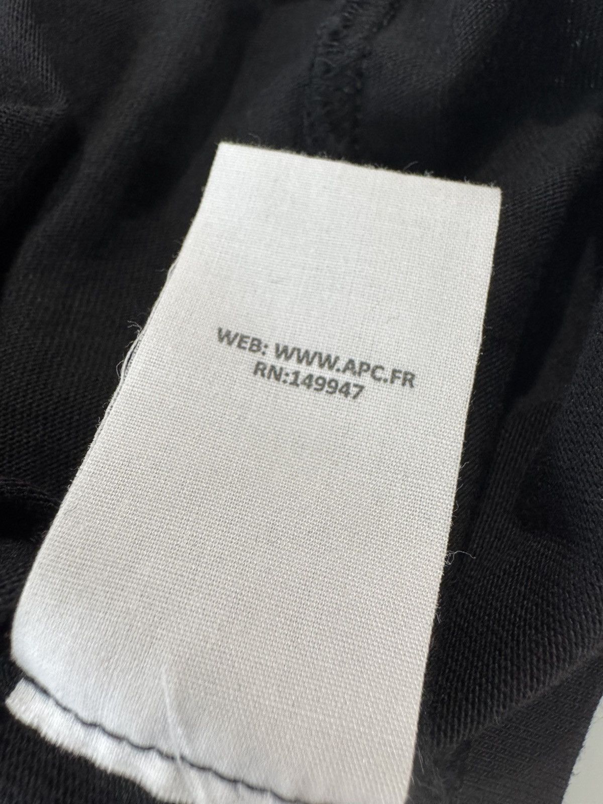 A.P.C. A.P.C. Standard Grand VPC Logo-Flocked Organic Cotton Mono Size US XXL / EU 58 / 5 - 4 Thumbnail