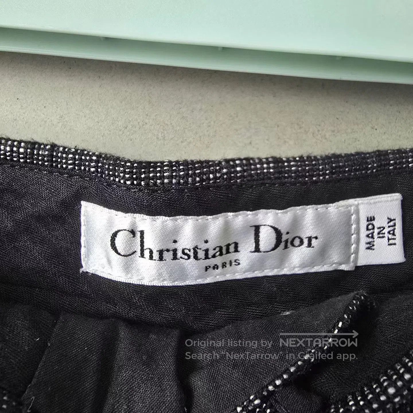 Dior Dior Linen Blend Plaid Suit Shorts. Size US 36 / EU 52 - 3 Thumbnail