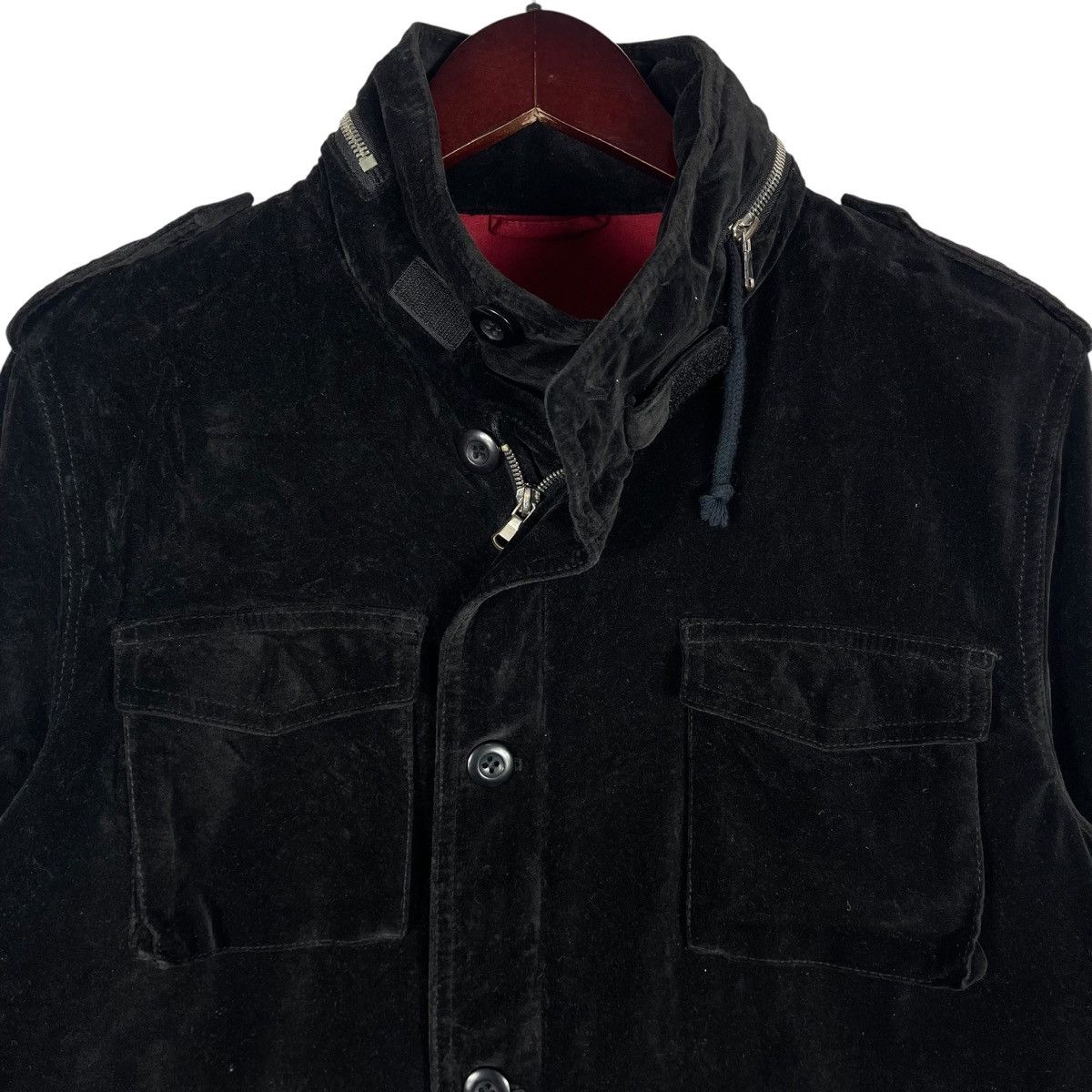291295=Homme Archival 291295=HOMME Velvet Utility Jacket Size US M / EU 48-50 / 2 - 5 Thumbnail