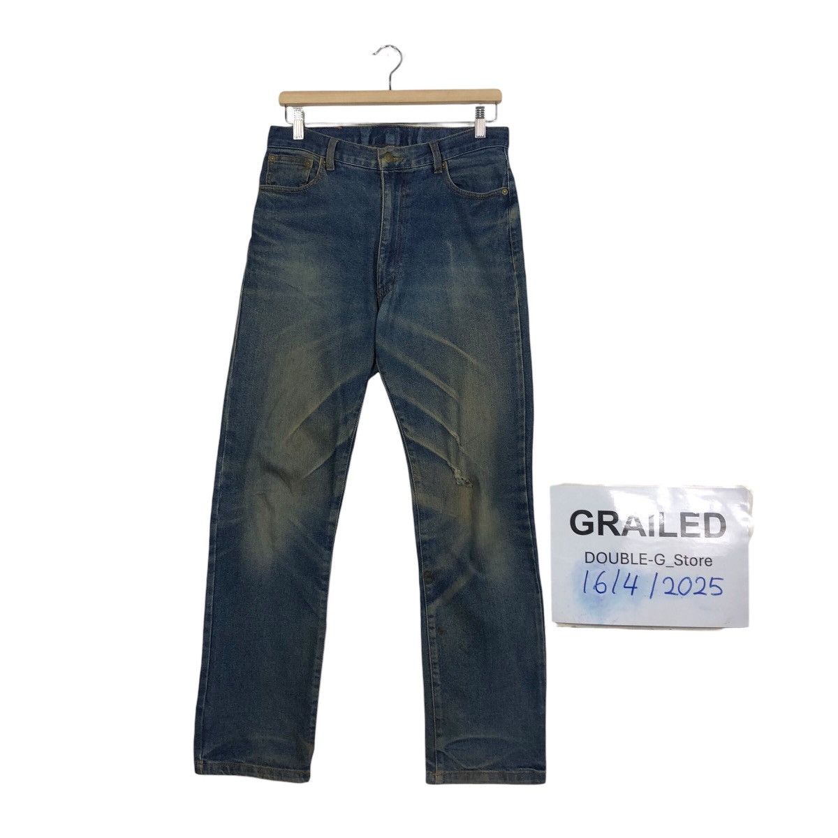 Japanese Brand × Vintage 📌Vintage Denim Jeans Osj Biker Issey Miyake Size US 30 / EU 46 - 1 Thumbnail