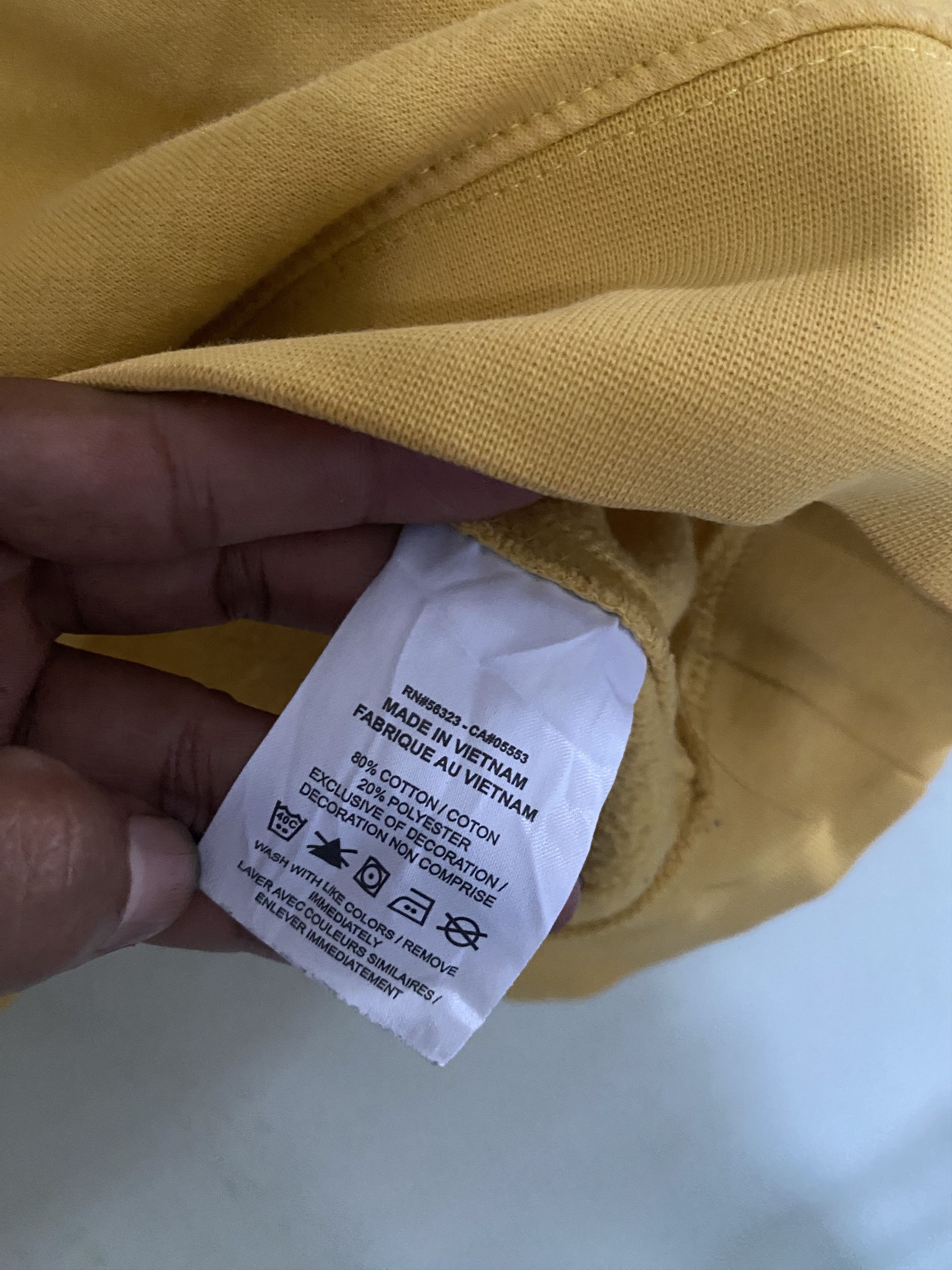 Nike × Vintage Nike Sweatshirt Yellow L Size Size US L / EU 52-54 / 3 - 4 Thumbnail