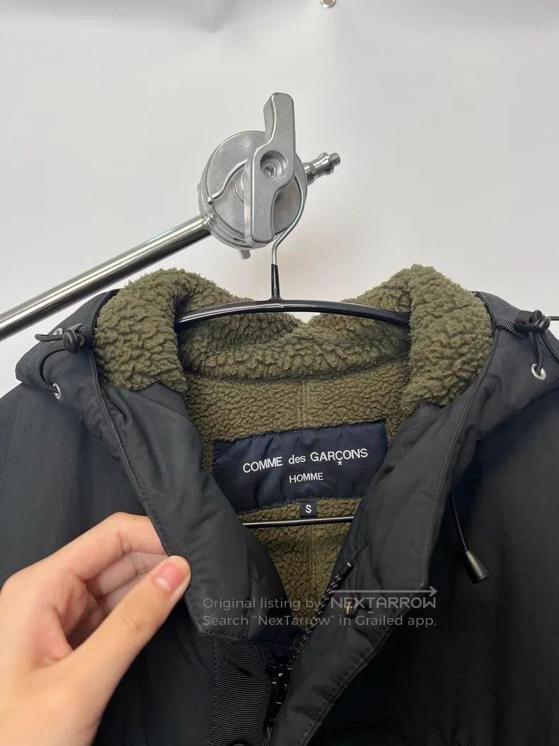 Comme des Garcons Comme des Garcons Moss green fleece hooded cotton jacket Size US S / EU 44-46 / 1 - 4 Thumbnail