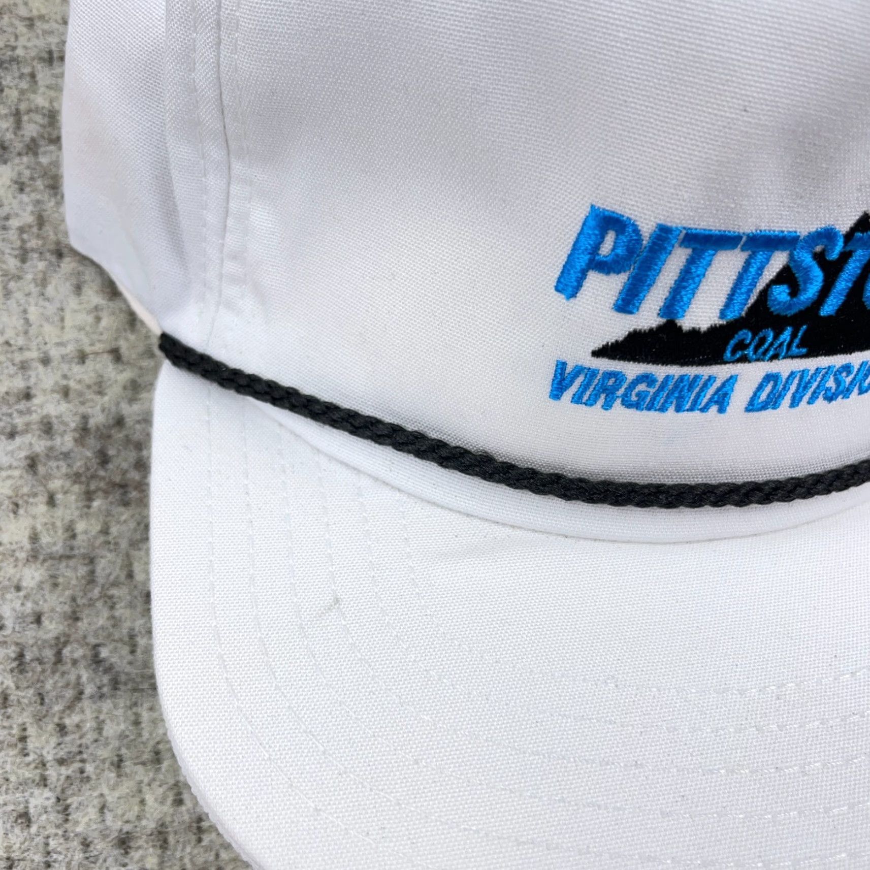 Coal Vintage Made in USA Pittston Coal Trucker Hat Cap Adjustable Cotton Twill 80s 90s Mens Size ONE SIZE - 5 Thumbnail