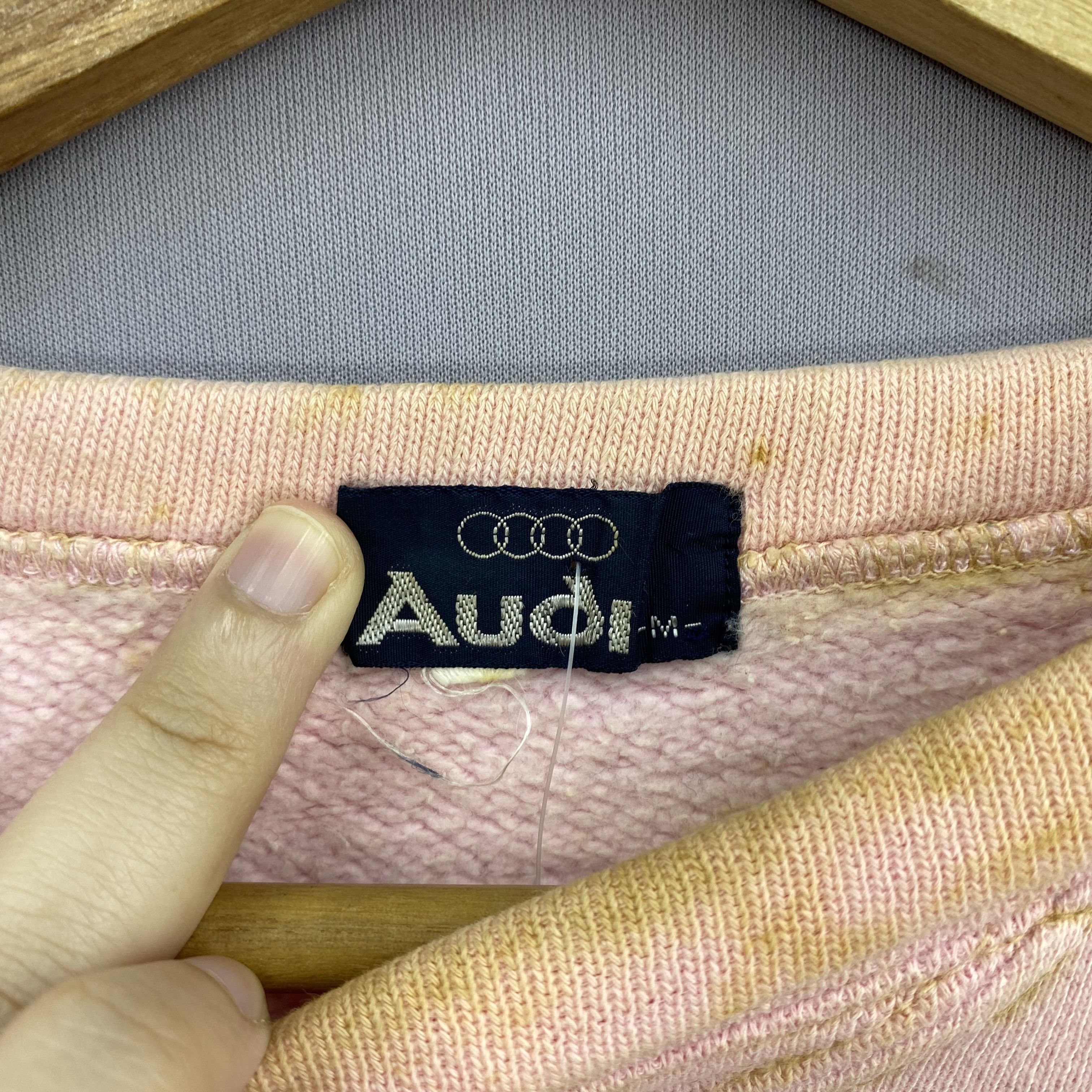 Vintage Vintage 80s Dirty Audi Motorsport Sweater Rally Car Racing Size US M / EU 48-50 / 2 - 6 Thumbnail