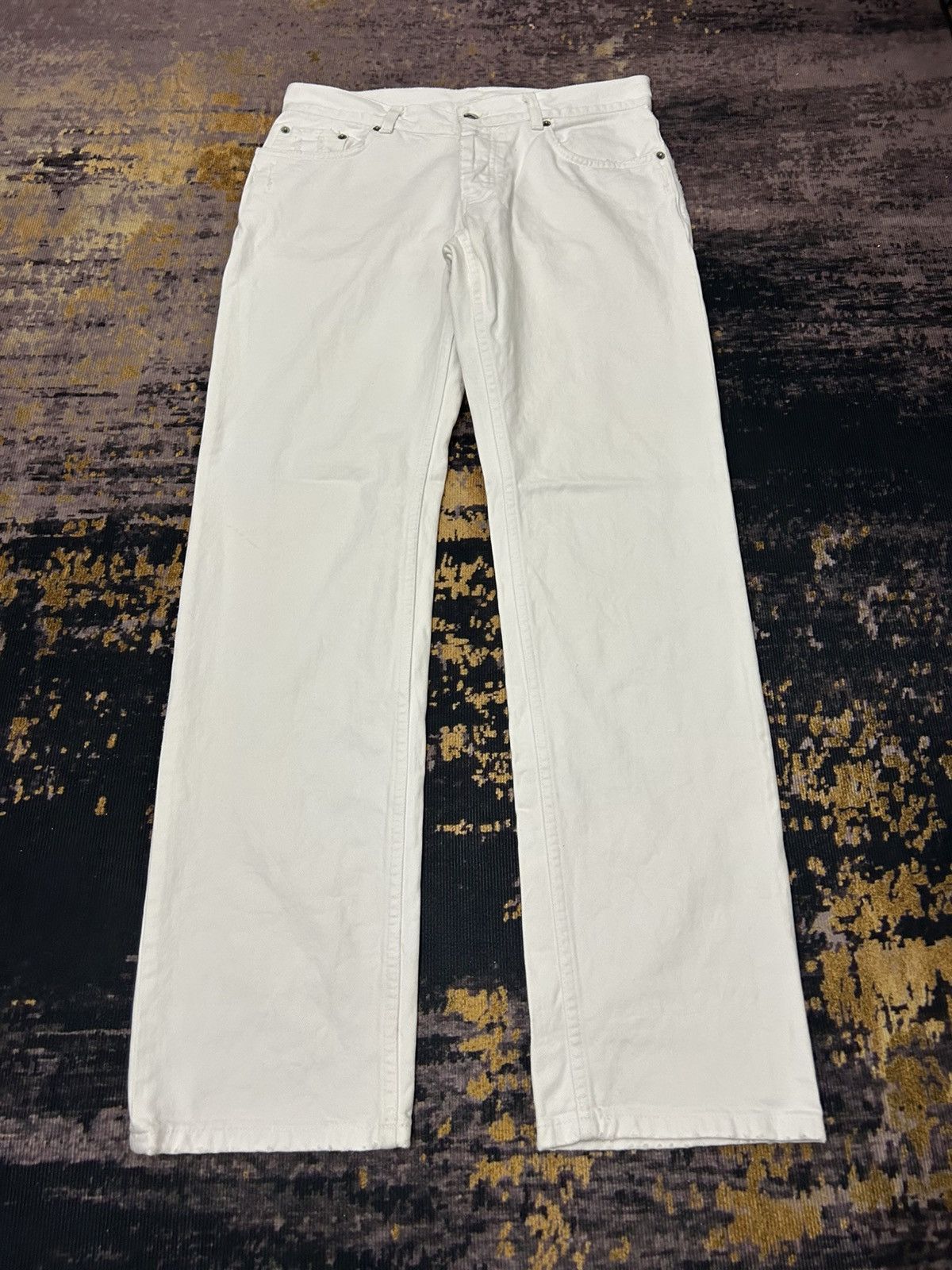 Helmut Lang Helmut Lang White Vintage Broken Denim Size US 32 / EU 48 - 4 Thumbnail