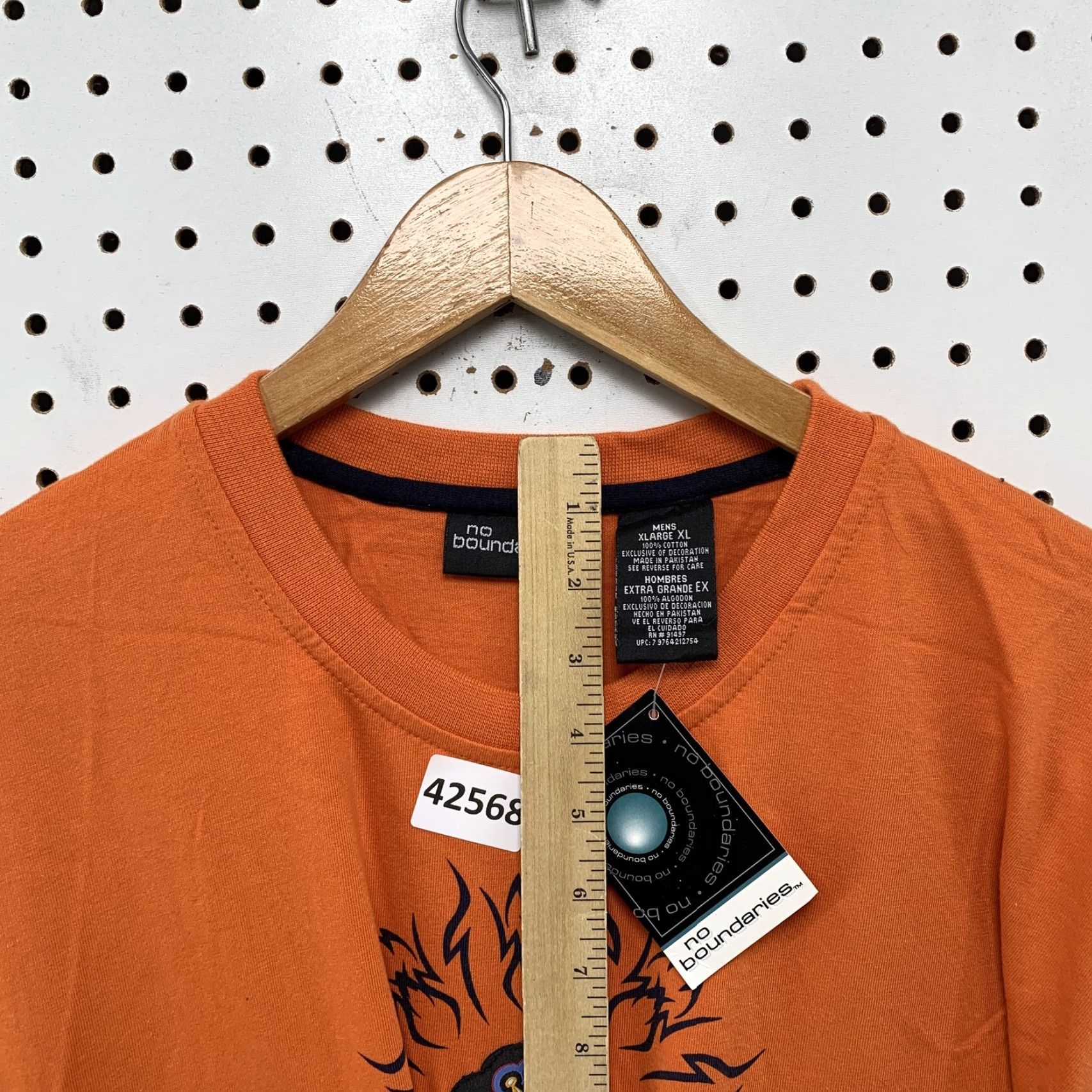 Vintage VINTAGE No Boundaries Graphic Print Shirt Men’s XL Orange Short Sleeve 2000s NWT Size US XL / EU 56 / 4 - 5 Thumbnail