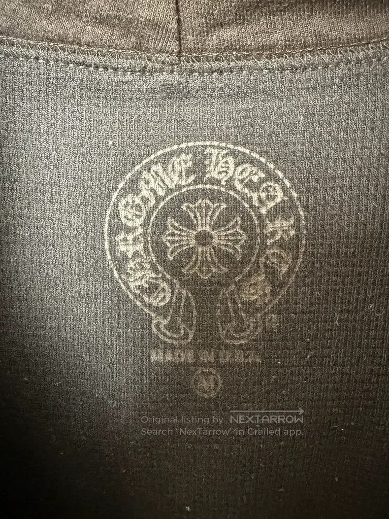 Chrome Hearts CHROME HEARTS Size M Waffle vine horseshoe zipper sweater Size US M / EU 48-50 / 2 - 7 Thumbnail