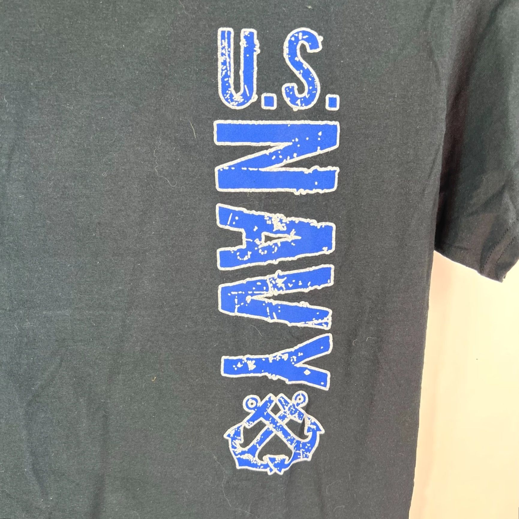 Gildan VINTAGE US Navy 259 USS Arizona T-Shirt - Men’s Short Sleeve Crew Neck, Blue, Size M, Graphic Print, 2-Sided, Gildan Heavy Cotton Size US M / EU 48-50 / 2 - 3 Thumbnail