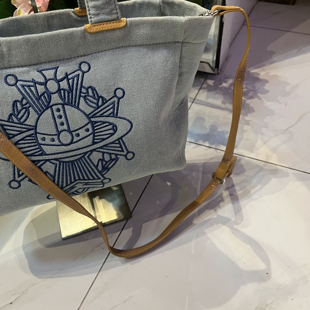 Vivienne Westwood Vivienne westwood anglomania Denim Orb 2 way tote bag Size ONE SIZE - 3 Thumbnail