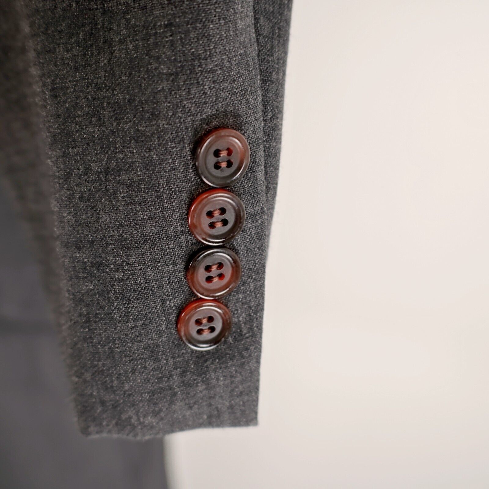 Chaps Chaps Ralph Lauren Wool Gray 2 Button Blazer 42R Size 42R - 3 Thumbnail