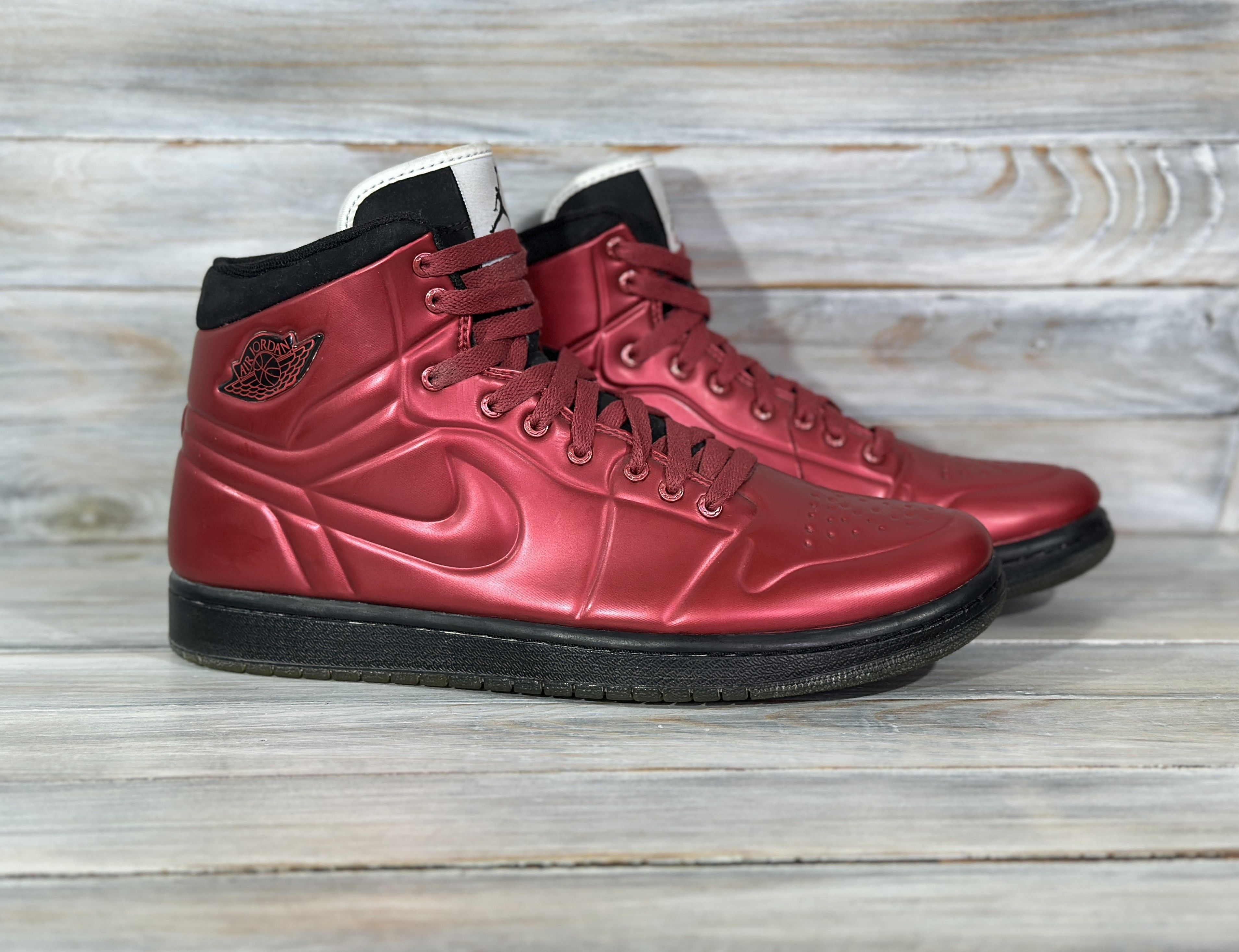 Nike NIKE Air Jordan 1 Anodized 'RED' High Top Sneakers Sport Size US 9 / EU 42 - 14 Thumbnail