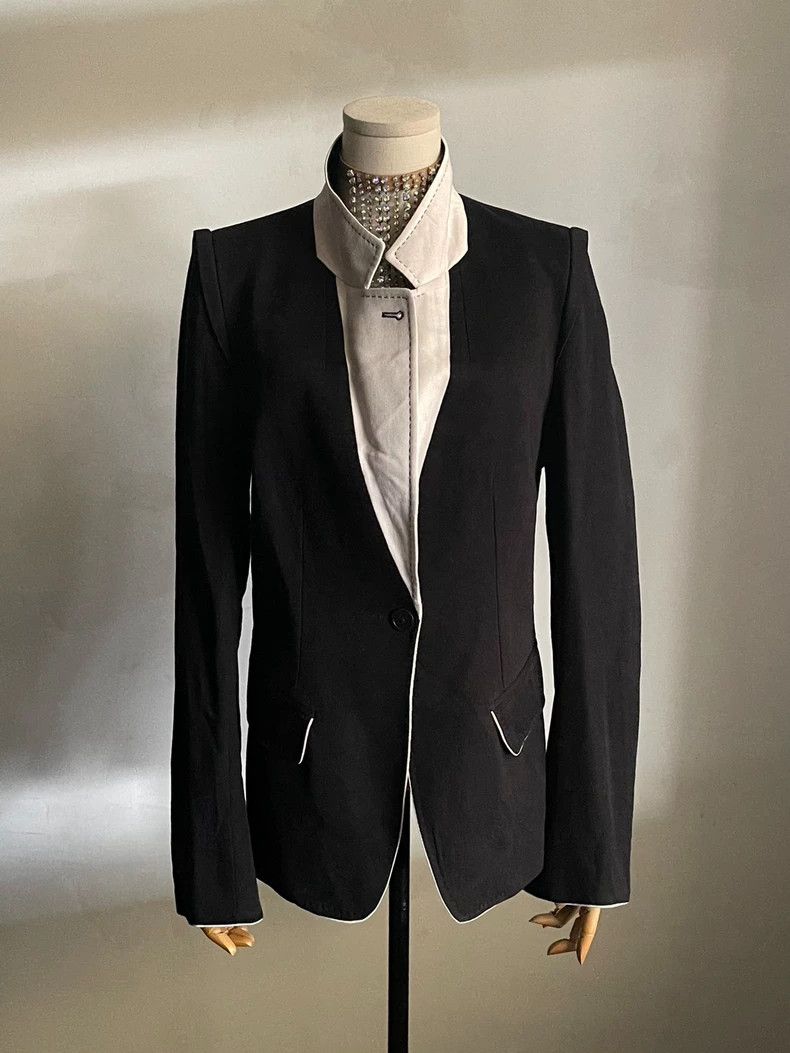 Ann Demeulemeester Ann Demeulemeester Tailored Black Blazer Jacket-dmc Size US M / EU 48-50 / 2 - 1 Thumbnail