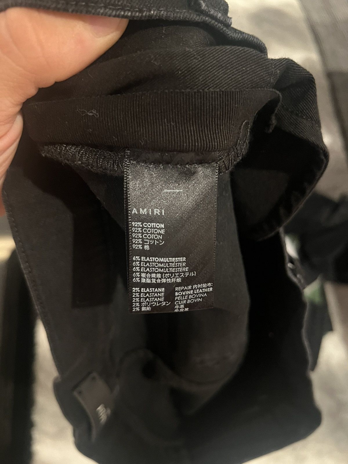 Amiri Amiri Leather Camo MX1 Size US 34 / EU 50 - 10 Thumbnail