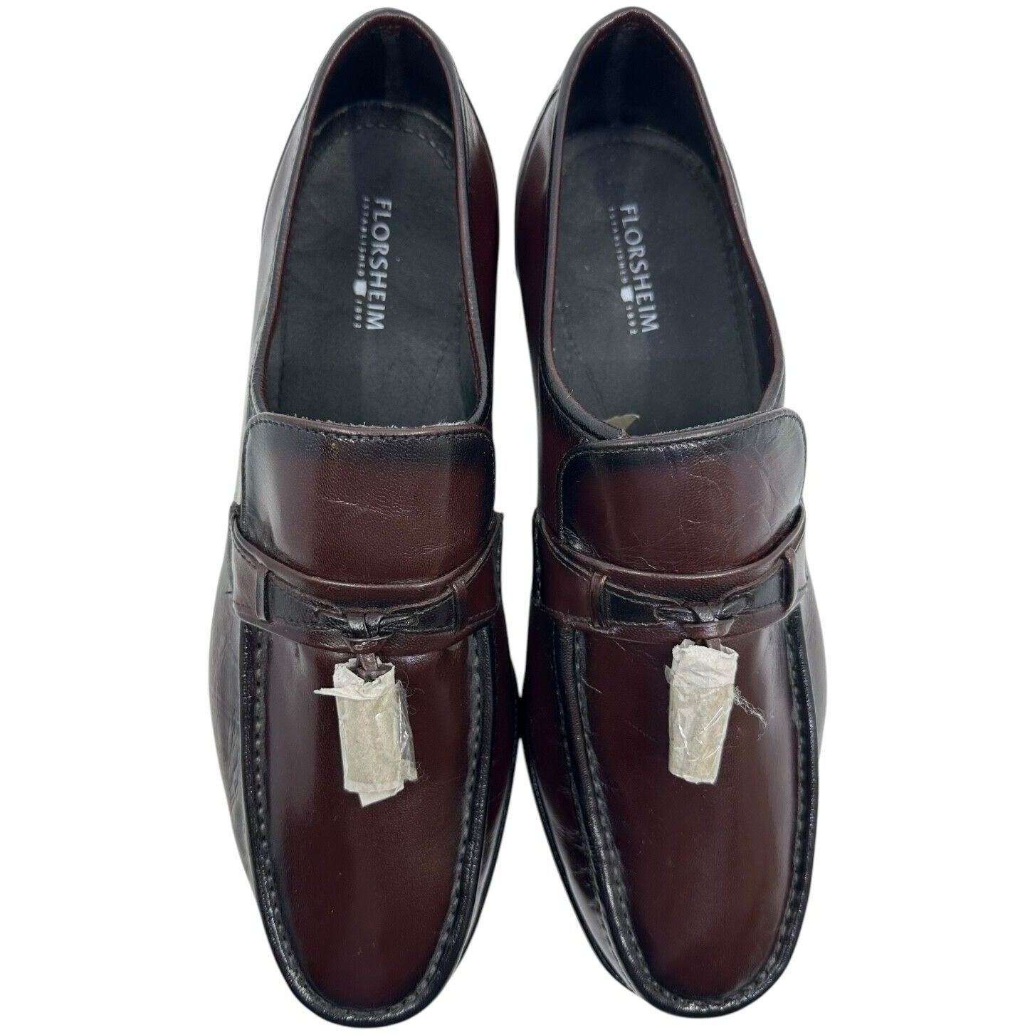 Florsheim Florsheim Mens Shoes 11 3E Brown Leather Tassel Loafers Size US 11 / EU 44 - 7 Thumbnail