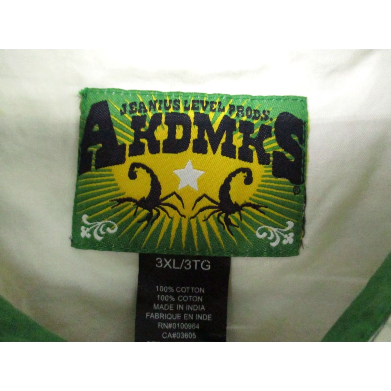 Akademiks Akademiks Shirt XXXL Men Green Yellow Plaid Stripe Button Up Long Sleeve Casual Hip Hop Y2K 90s Shirt Mens Big & Tall Size US XXL / EU 58 / 5 - 4 Thumbnail