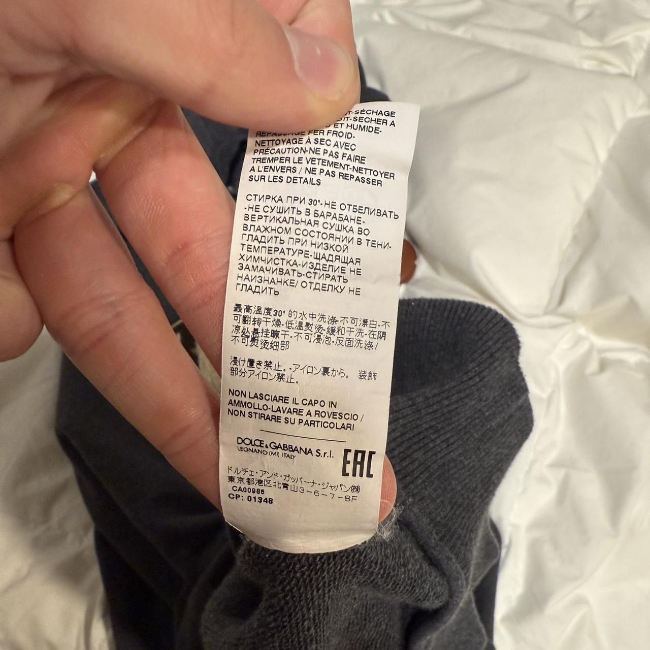 Dolce & Gabbana Dolce & Gabbana Logo Grey Luxury Hoodie Made in Italy Size US L / EU 52-54 / 3 - 5 Thumbnail