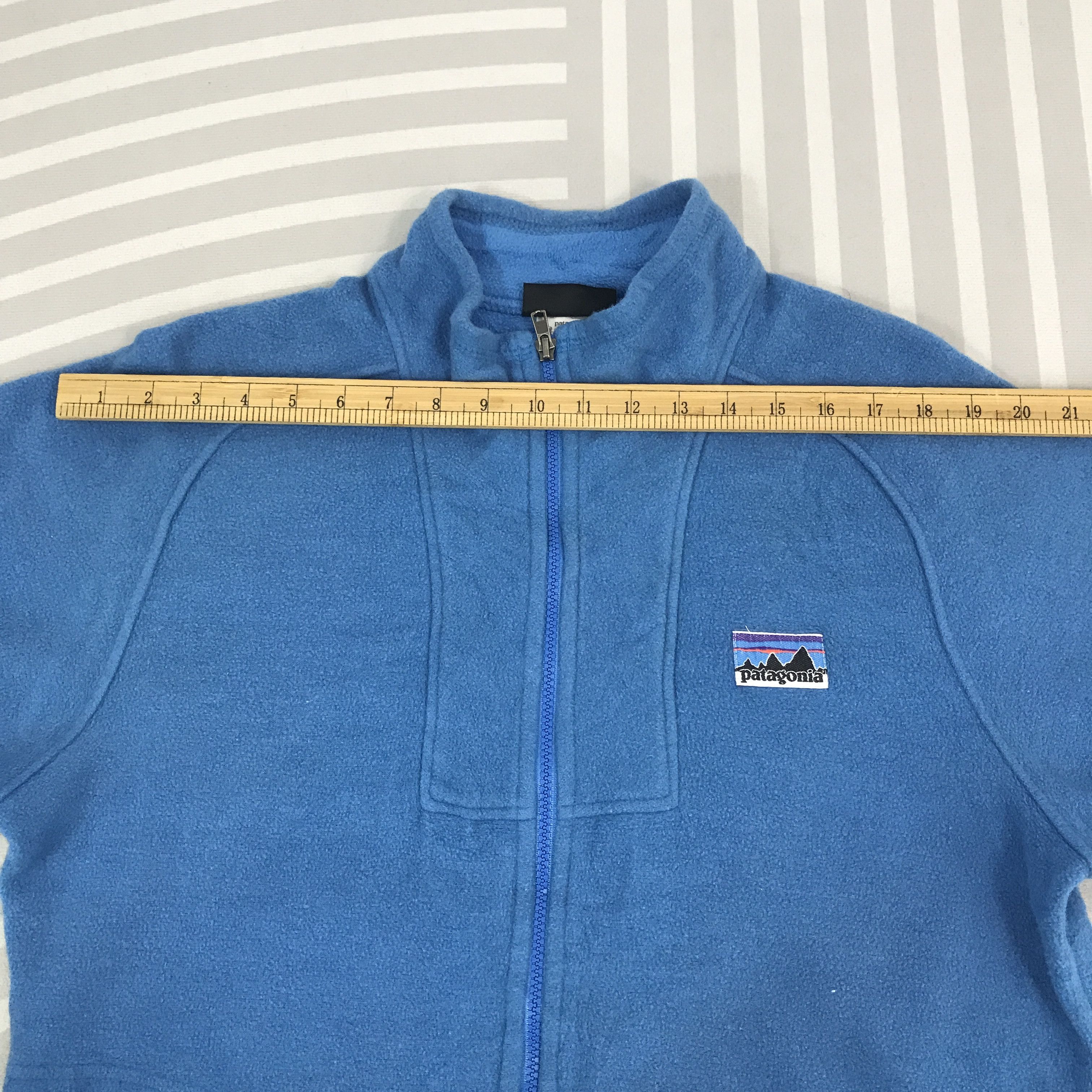 Patagonia Vintage Patagonia Blue Fleece zipper Jacket Size US M / EU 48-50 / 2 - 5 Thumbnail
