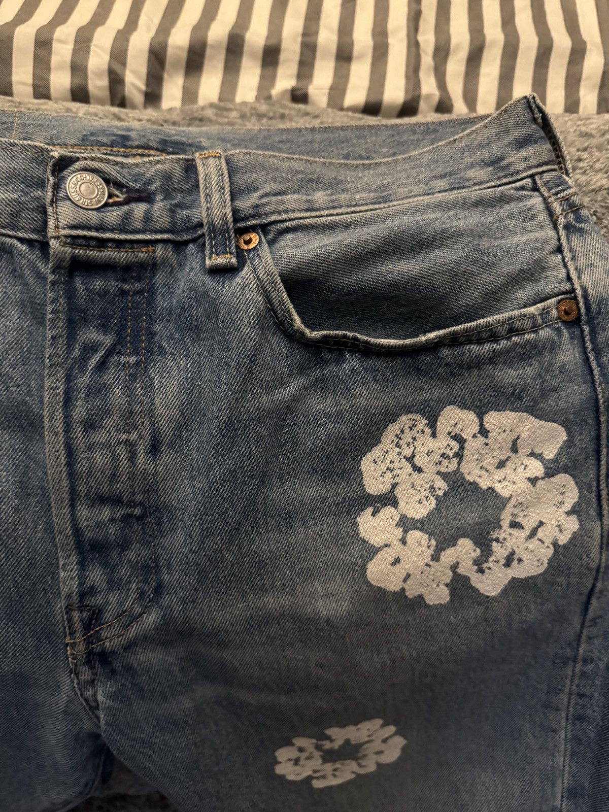 DENIM TEARS × Levi's Levis x Denim Tears Jeans Size US 32 / EU 48 - 4 Thumbnail