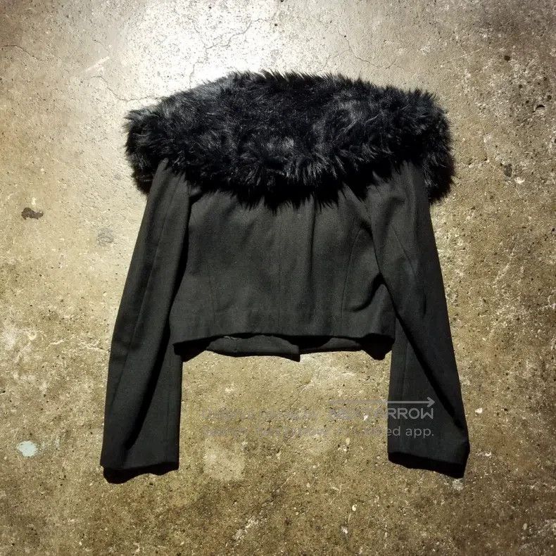 Comme des Garcons Comme des Garcons Black Furry Design Top Size S / US 4 / IT 40 - 6 Thumbnail
