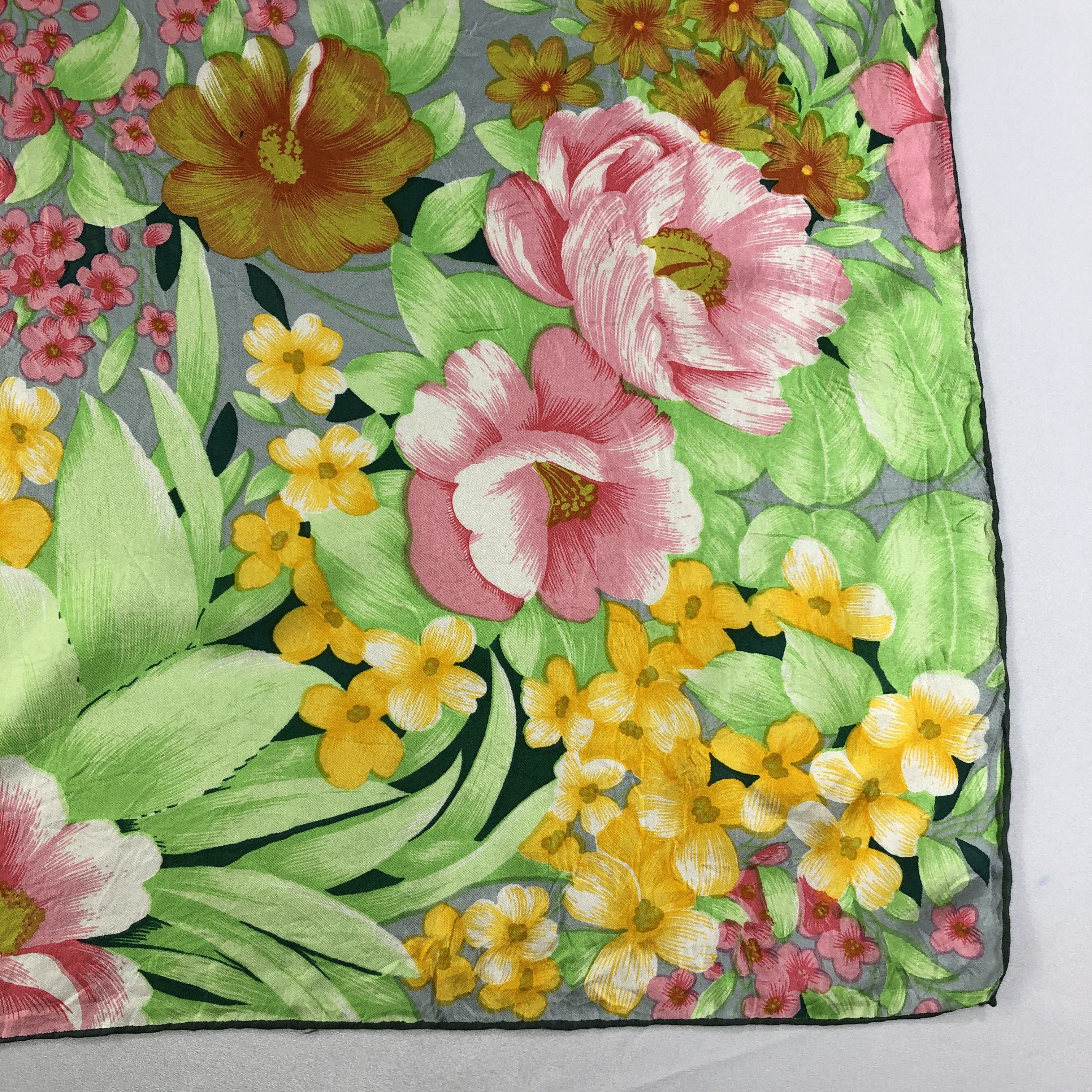 Vintage Vintage Silk Scarf Size ONE SIZE - 3 Thumbnail