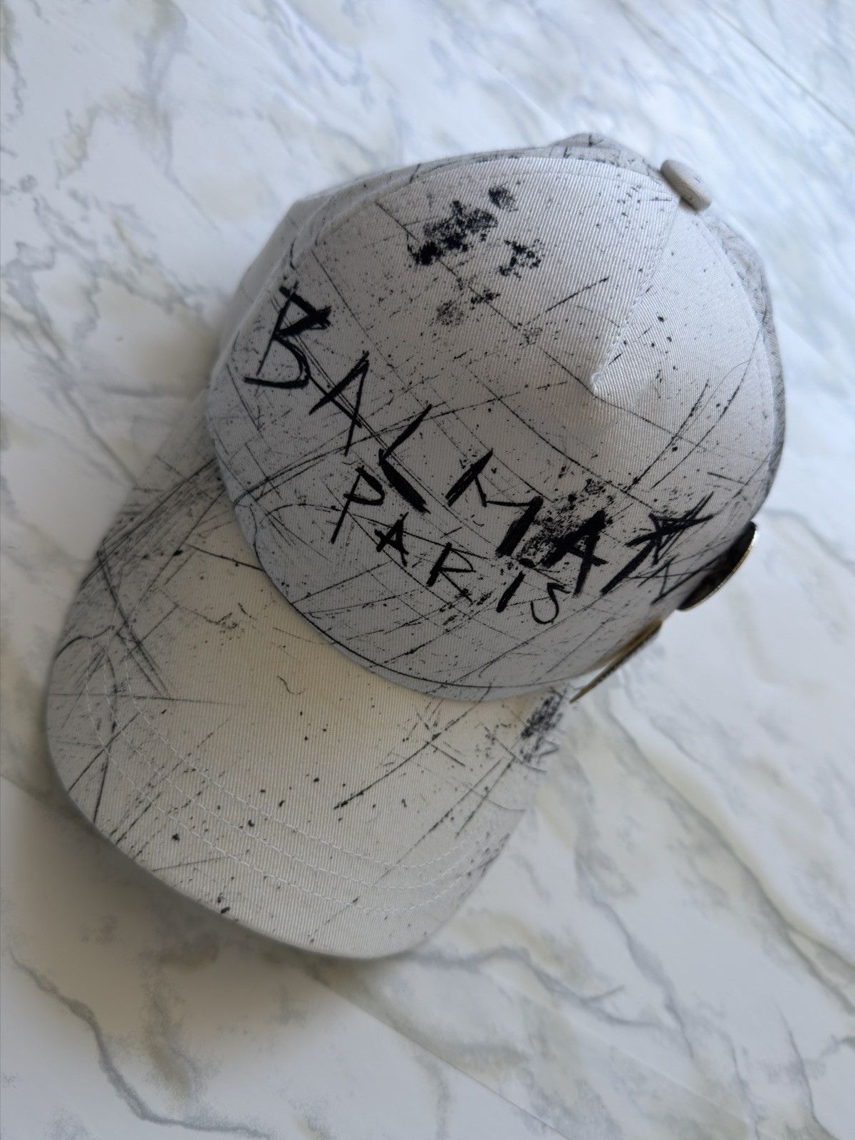 Balmain Balmain Graffiti Pin Hat Size ONE SIZE - 2 Thumbnail