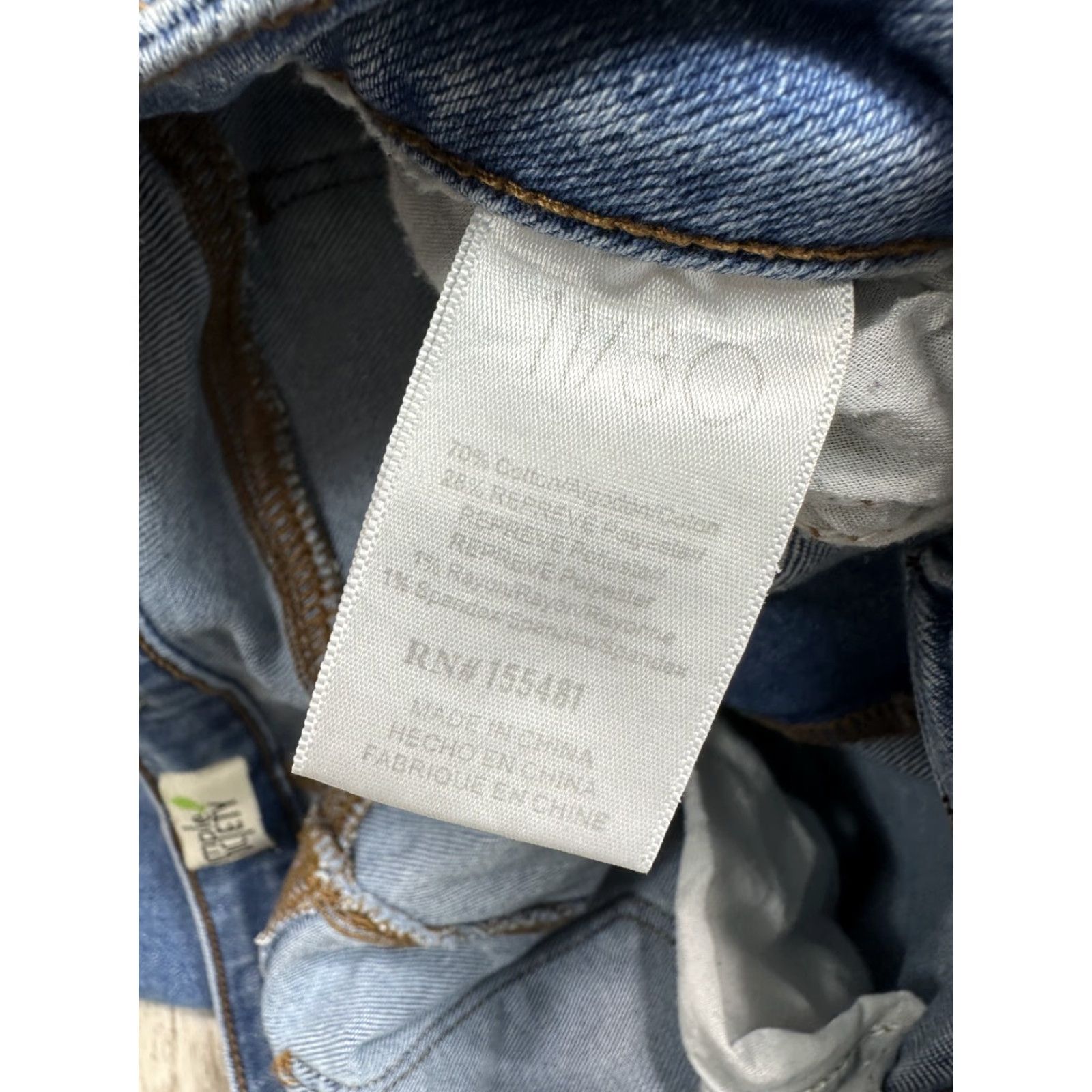 Vintage Womens Simple Society Jeans Ankle Blue Distressed Raw Edge Sz 11/30 Size 32" / US 10 / IT 46 - 5 Thumbnail