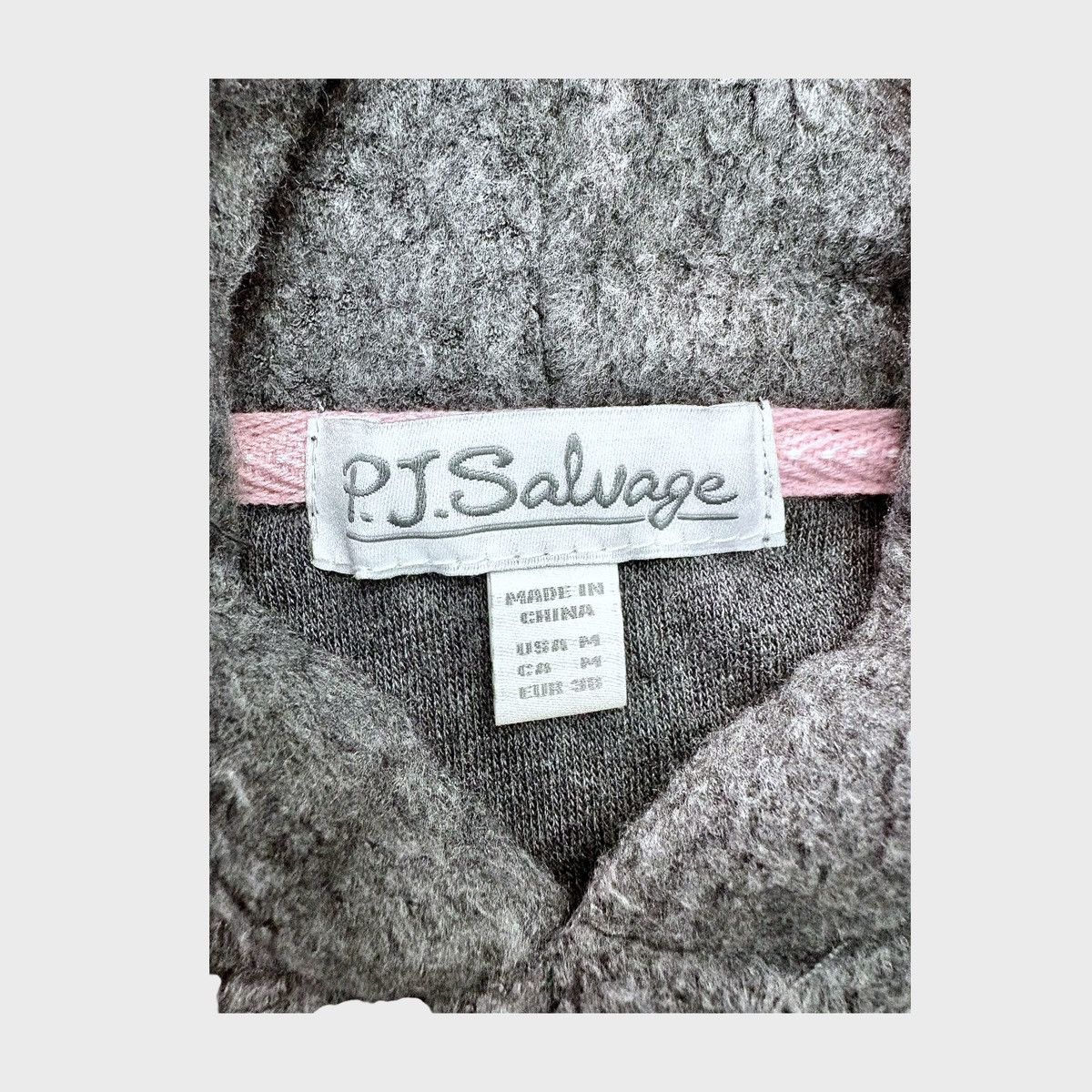 Other PJ Salvage Women’s Gray Pink Embroidered Print Hoodie Sz M Size M / US 6-8 / IT 42-44 - 15 Thumbnail