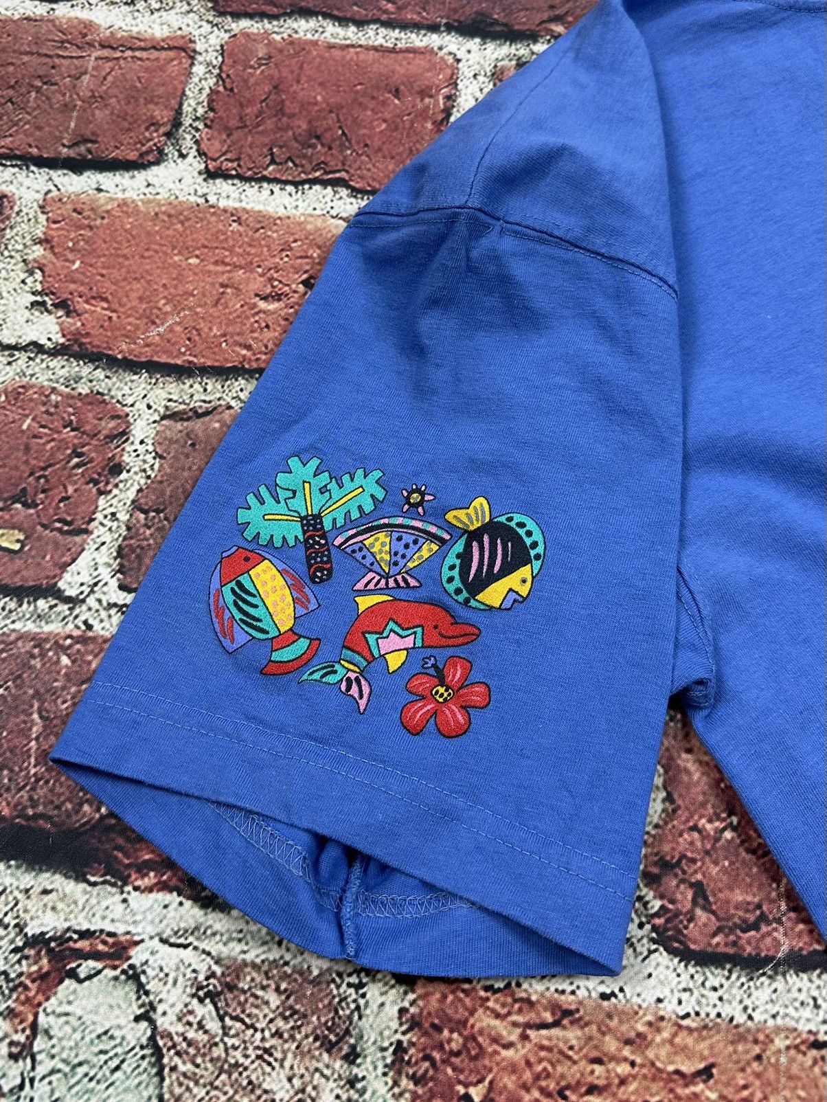 Other Vintage Viva La Wombat T Shirt California Beach Fish Tee 90s Size US XL / EU 56 / 4 - 6 Thumbnail