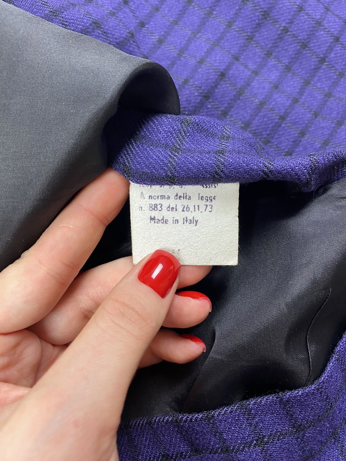Issey Miyake × Japanese Brand × Vintage Issey Miyake vintage checked wrap skirt size 42 Size 28" / US 6 / IT 42 - 16 Thumbnail