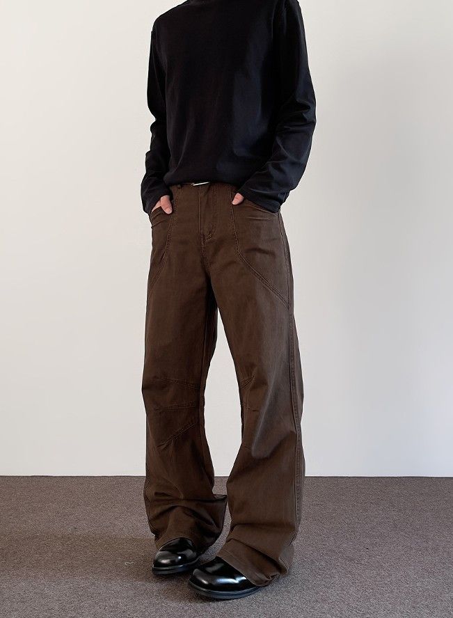Jean × Vintage Brown Embroidered Stacked Flare Jeans Size US 30 / EU 46 - 5 Thumbnail