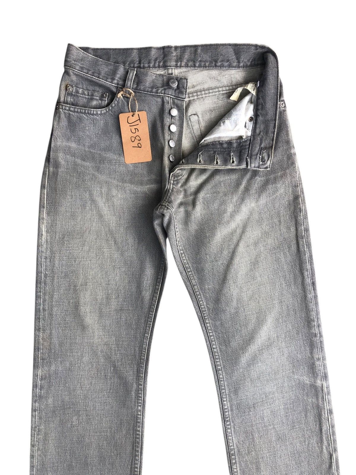 Helmut Lang Helmut Lang Classic Denim Classic Cut Distressed Jeans Size US 30 / EU 46 - 3 Thumbnail