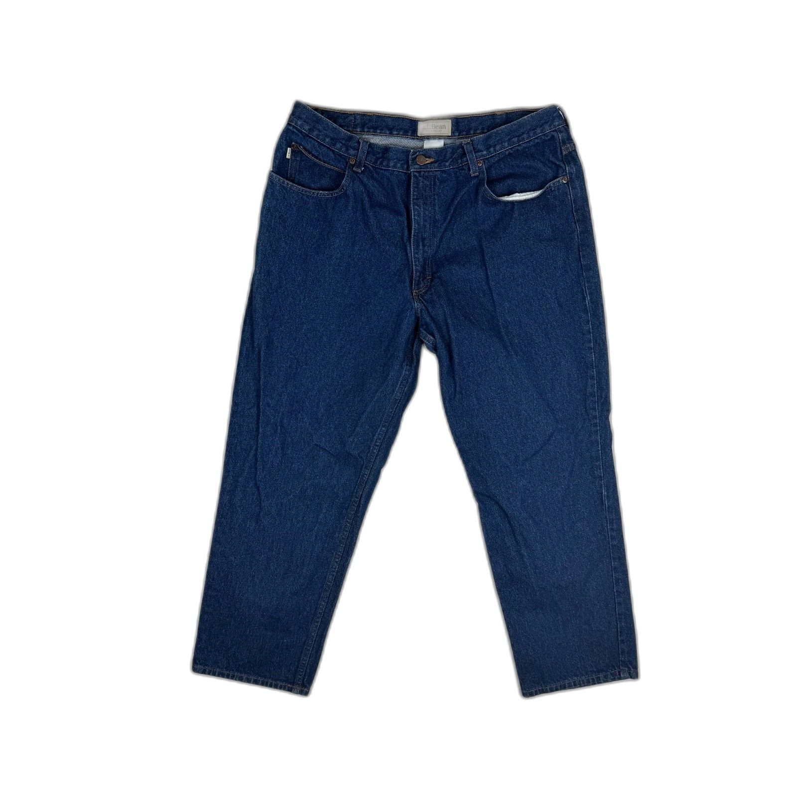 L.L. Bean L.L. Bean Blue Jeans Straight Leg Denim Classic Casual Mens Size US 38 / EU 54 - 8 Thumbnail