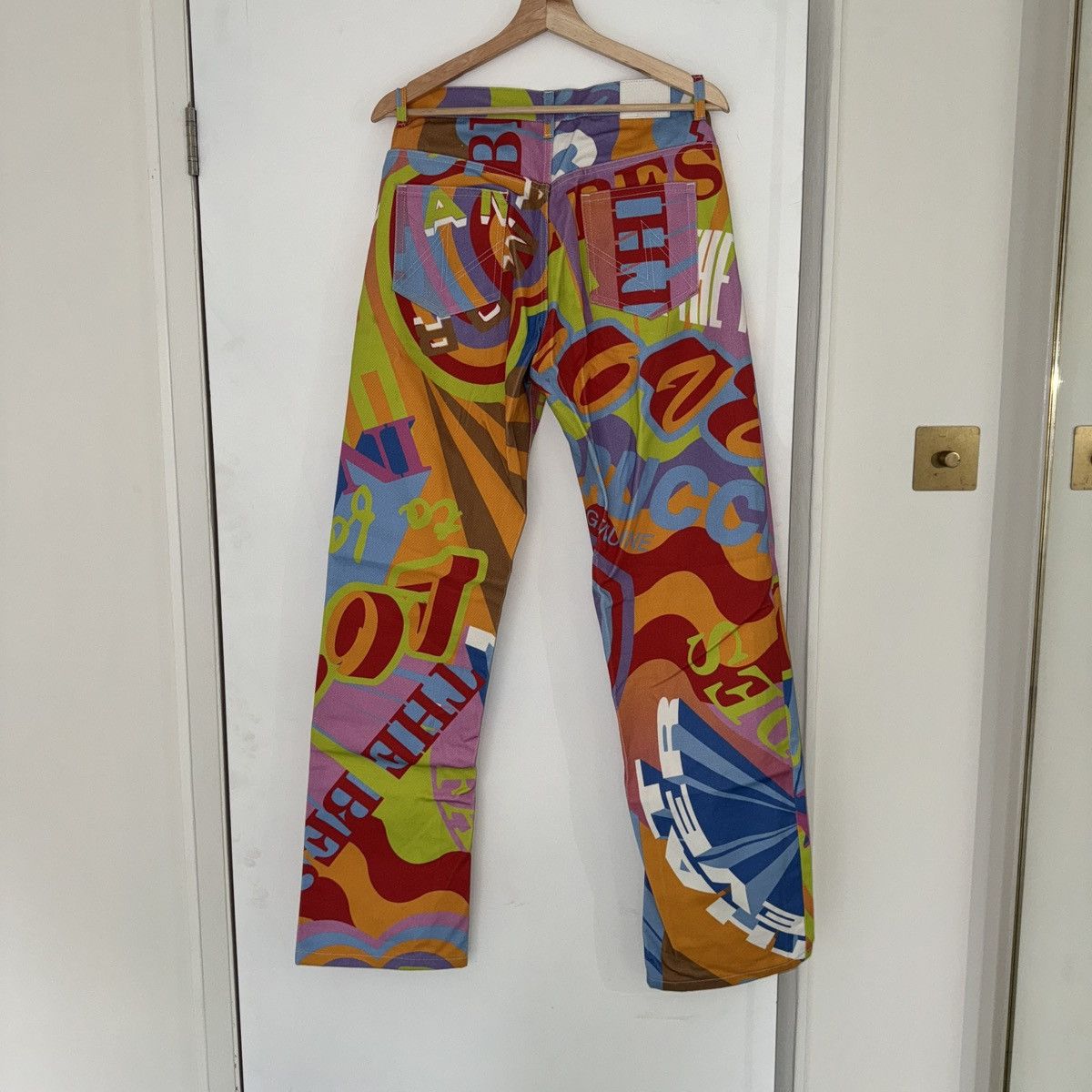 Fiorucci Fiorucci x Lakwena print jeans Size 30" / US 8 / IT 44 - 2 Thumbnail