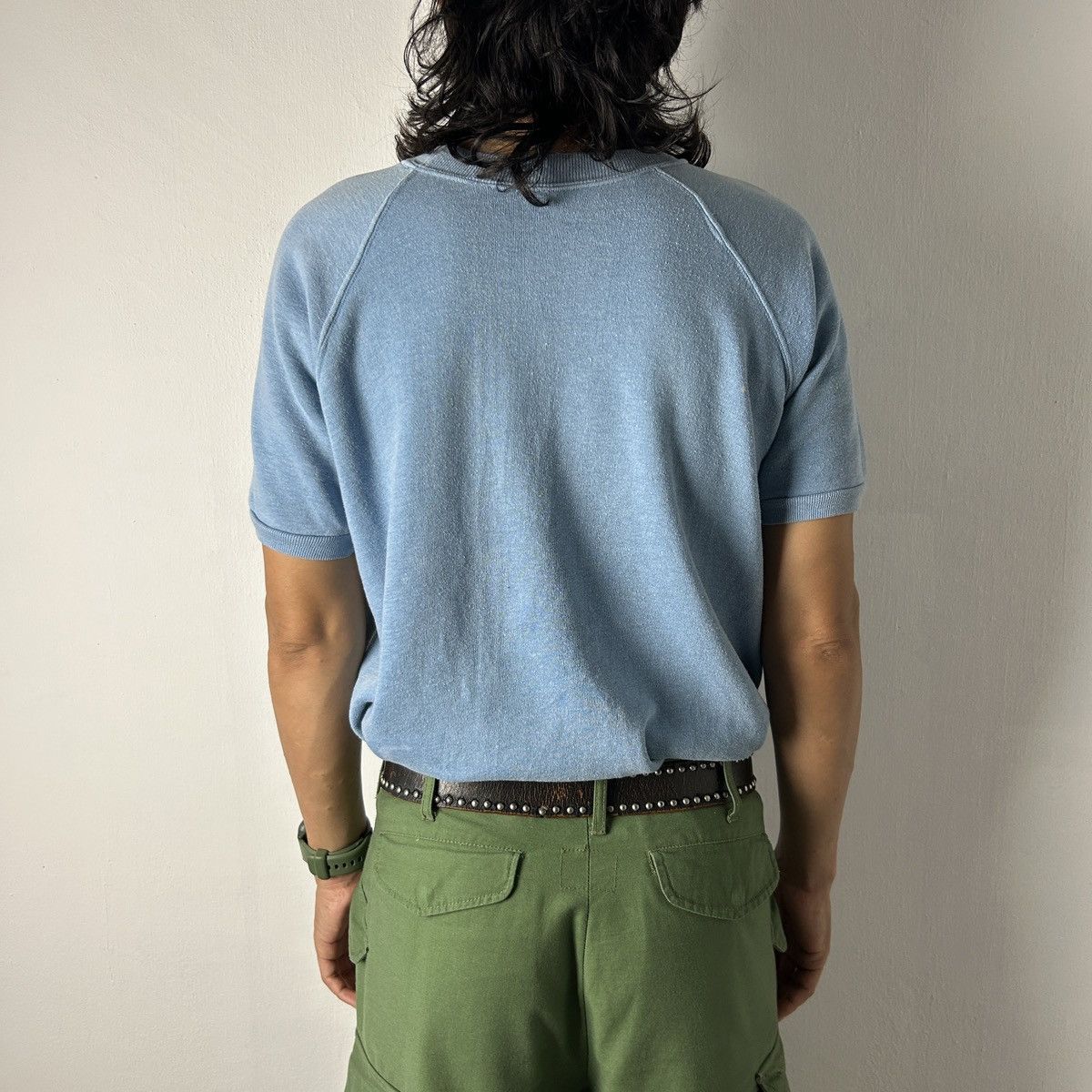 Champion × Vintage 1960s Notre Dame Collegiate Sweatshirt S/S Size US L / EU 52-54 / 3 - 4 Thumbnail