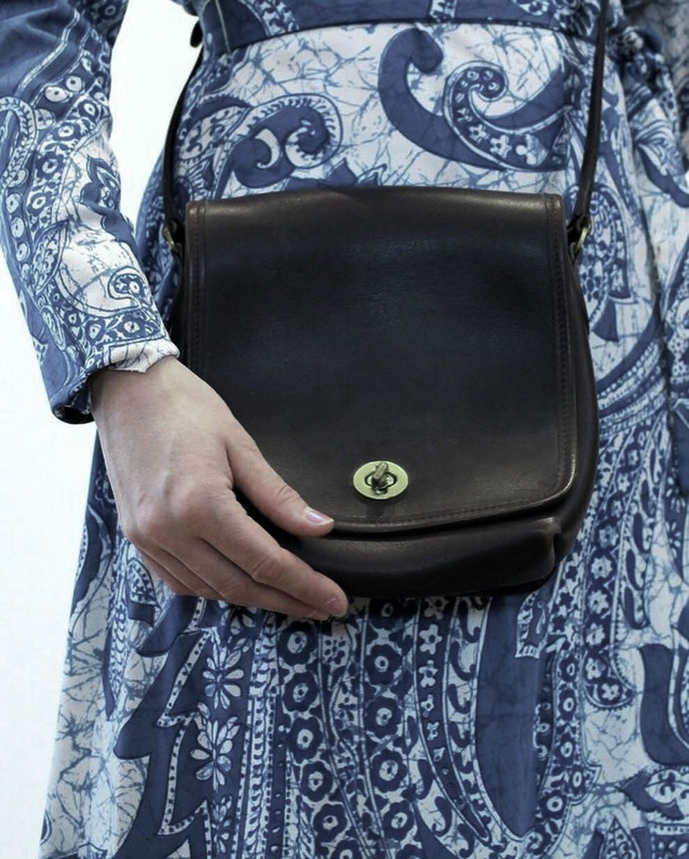 Coach Vintage Old COACH Companion Flap 9076 Black Leather Size ONE SIZE - 8 Thumbnail